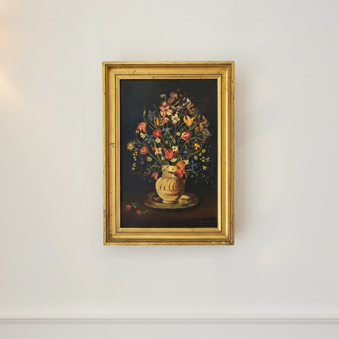"Imaginary Bouquet" Oil on Canvas - from Paris