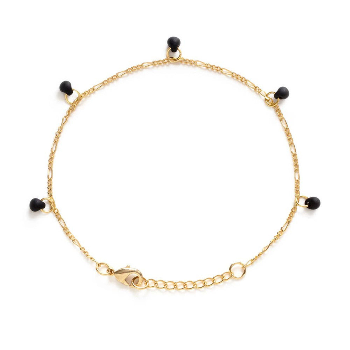 Japanese Drop Bead Bracelet - Black