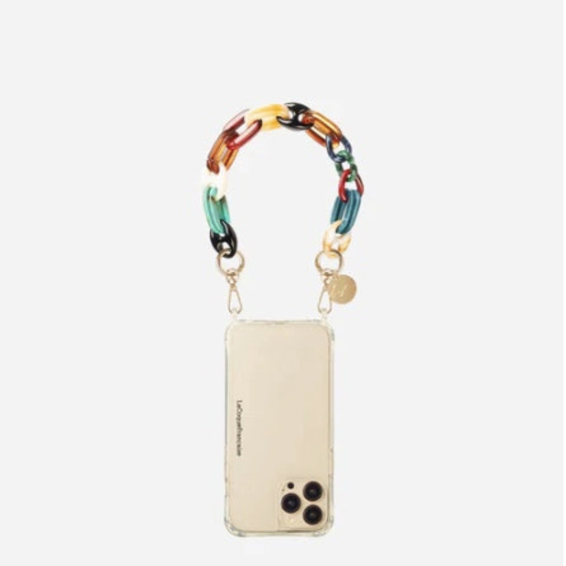 La Coque Francaise Ambre Short Phone Chain - Multi