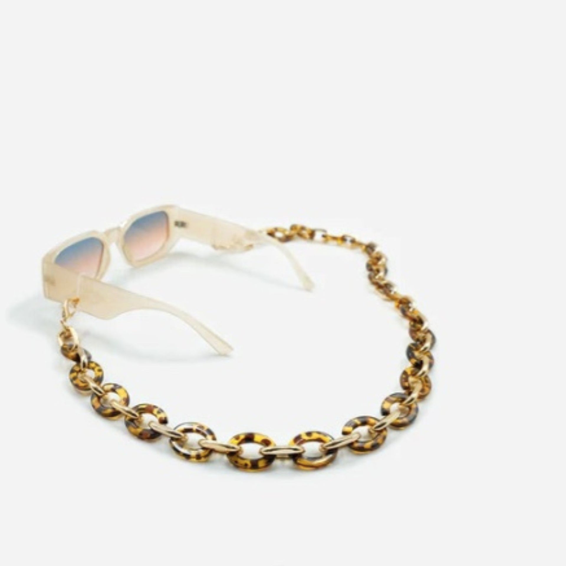 La Coque Francaise Cassy Eyeglass Chain - Tortoiseshell