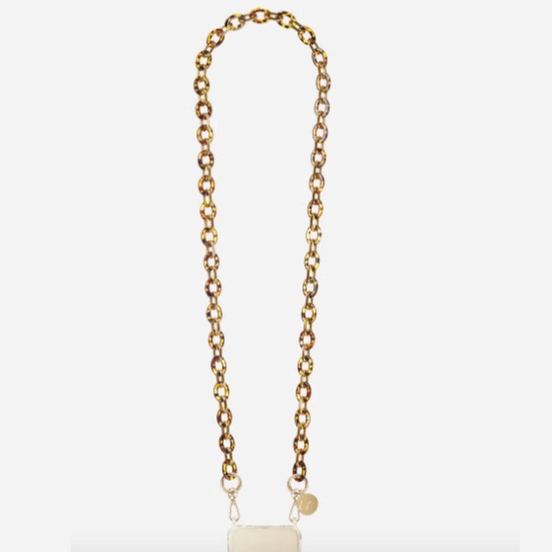 La Coque Francaise Cassy Phone Chain - Tortoiseshell