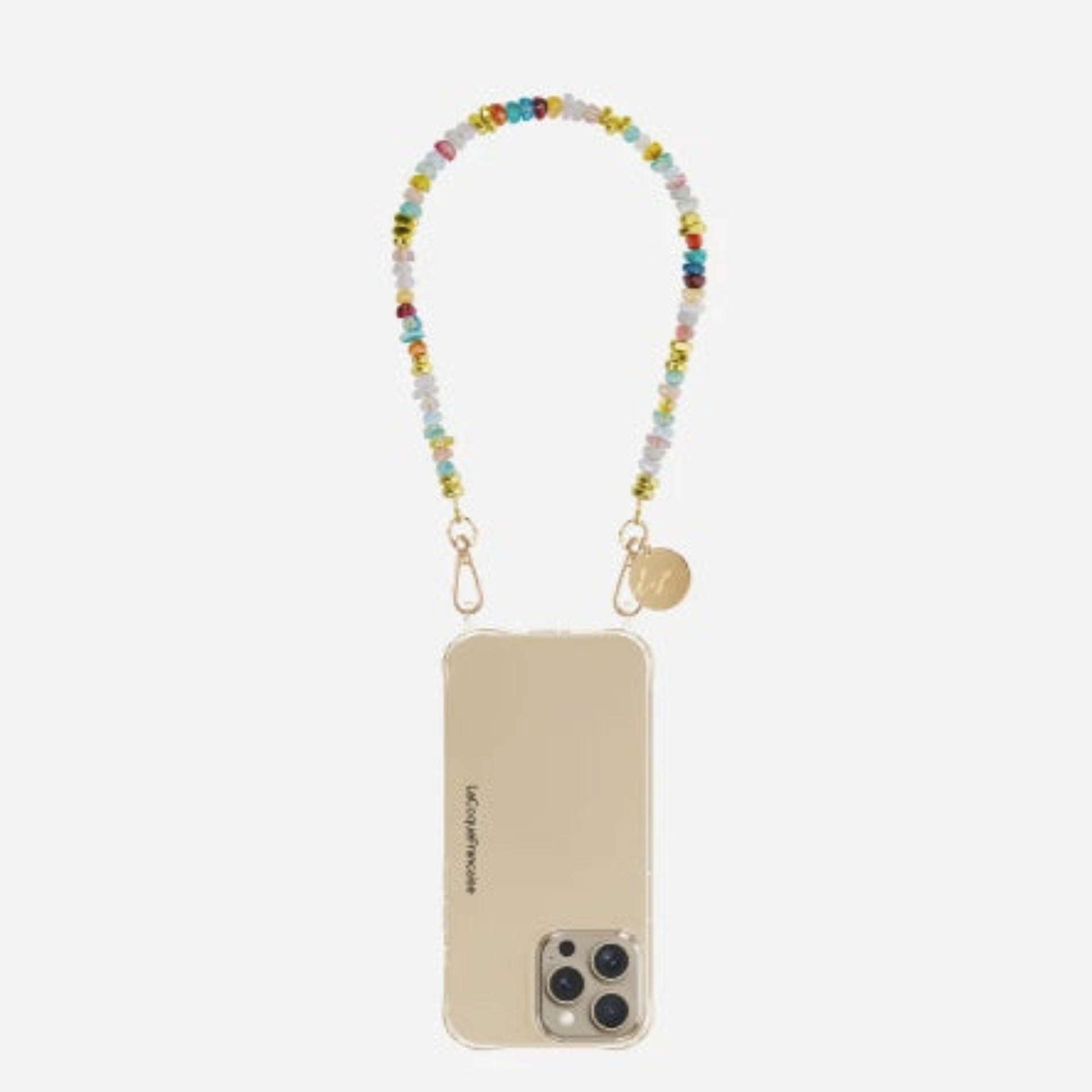 La Coque Francaise Liviya Short Phone Chain - Multicolour