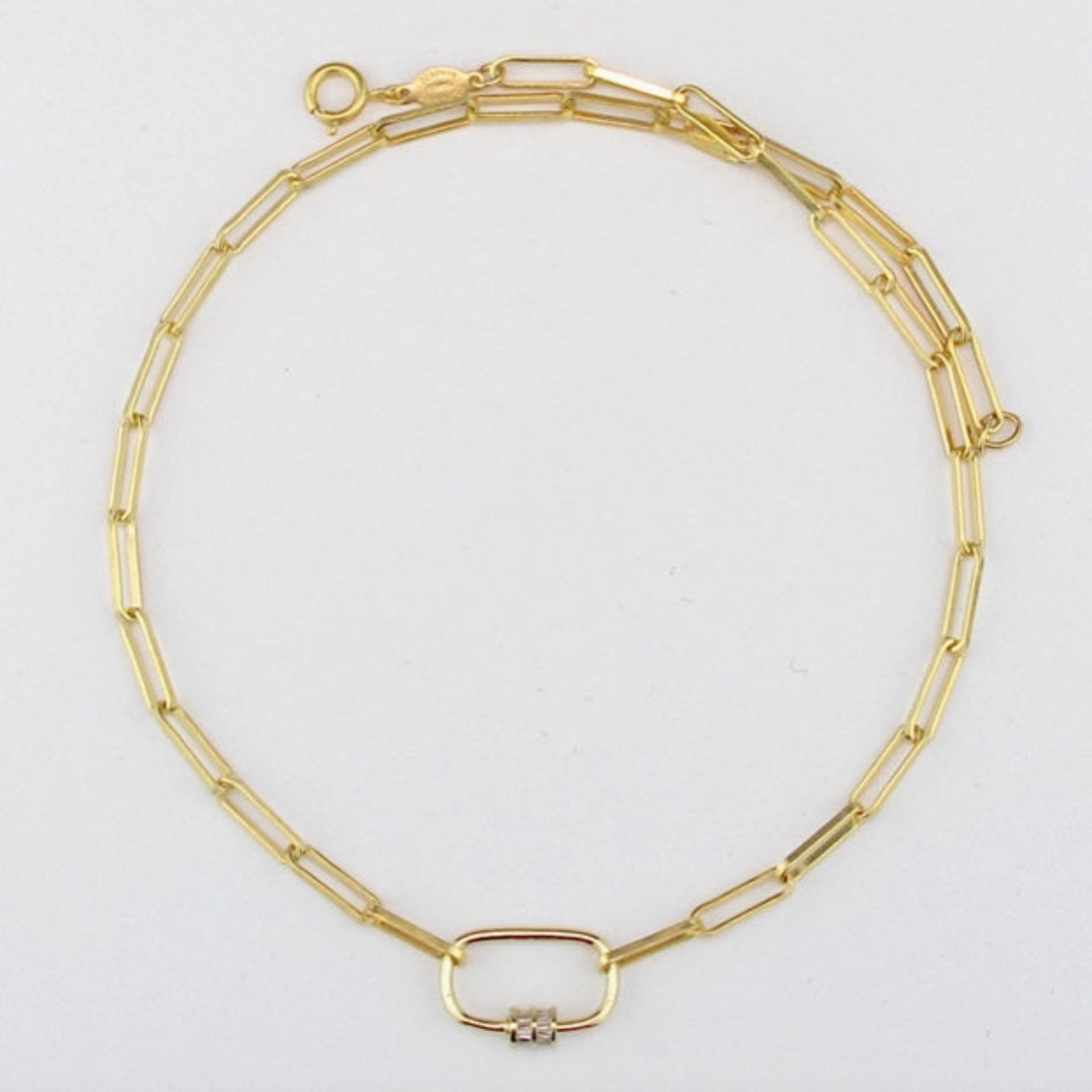 La Vie Parisienne - Crystal Carabiner Necklace