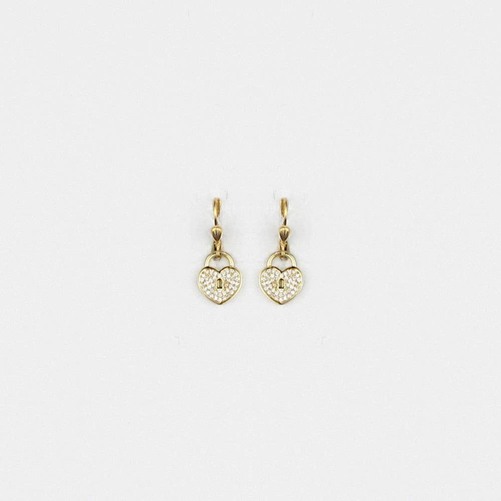 La Vie Parisienne Anya Heart Lock Earring
