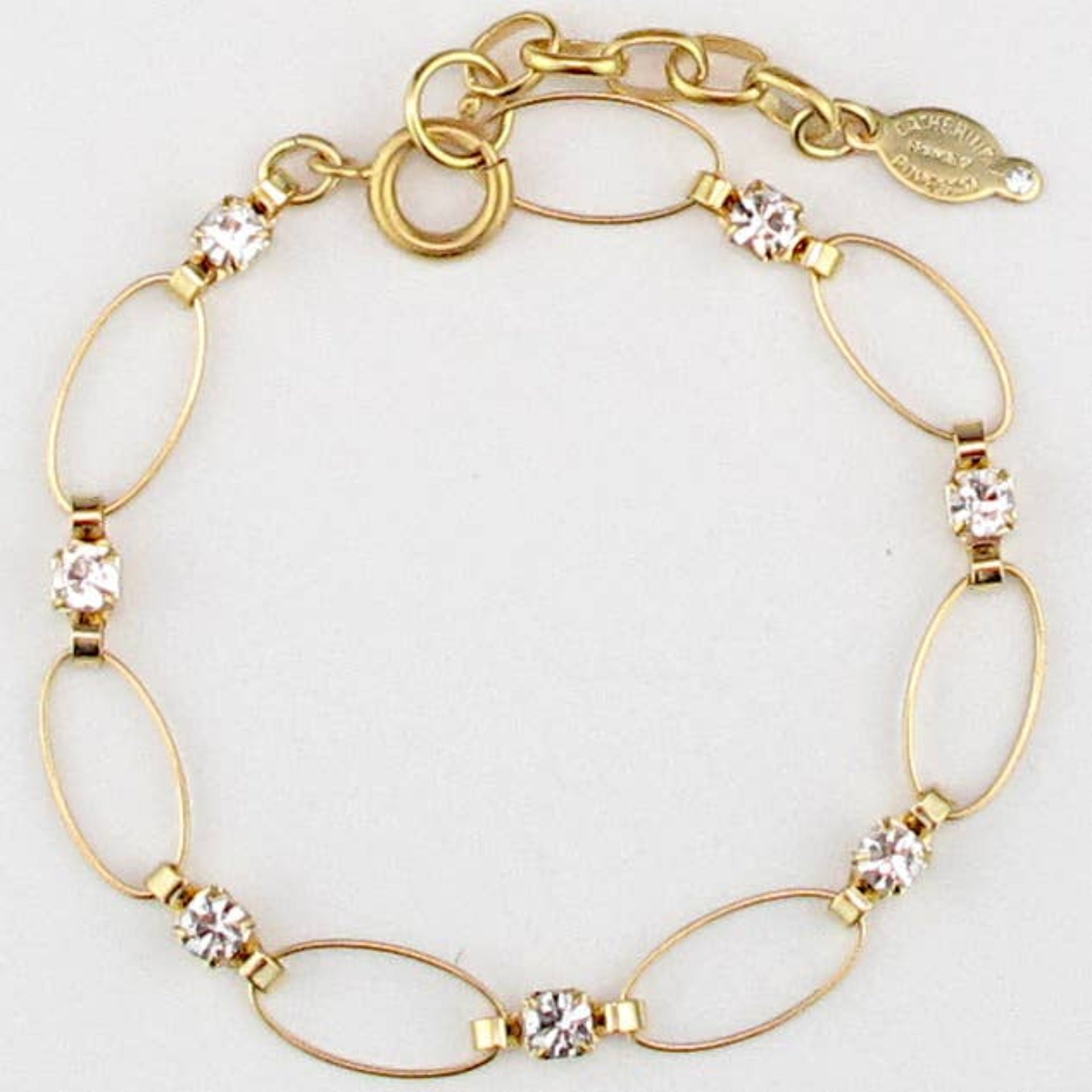 La Vie Parisienne Eyelet Crystal Bracelet