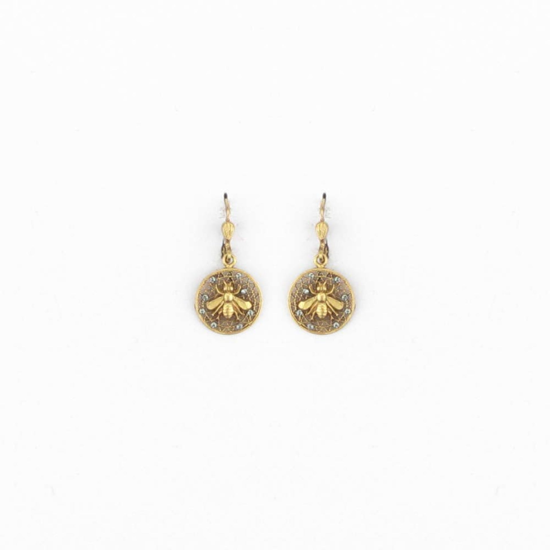 La Vie Parisienne Honeycomb Bee Earring