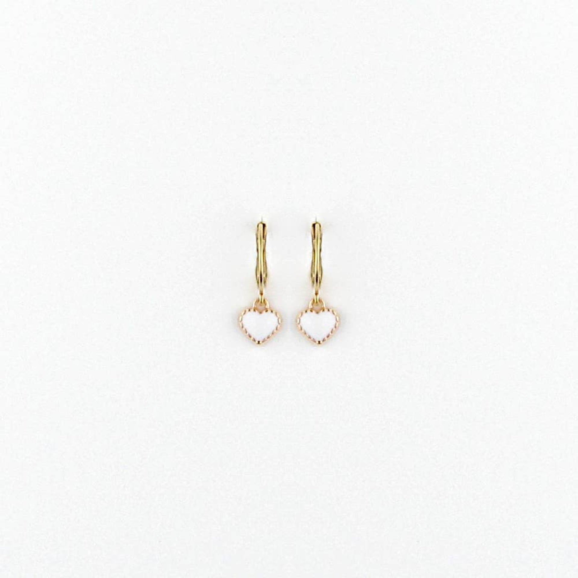 La Vie Parisienne Petite Bebe Earring - White