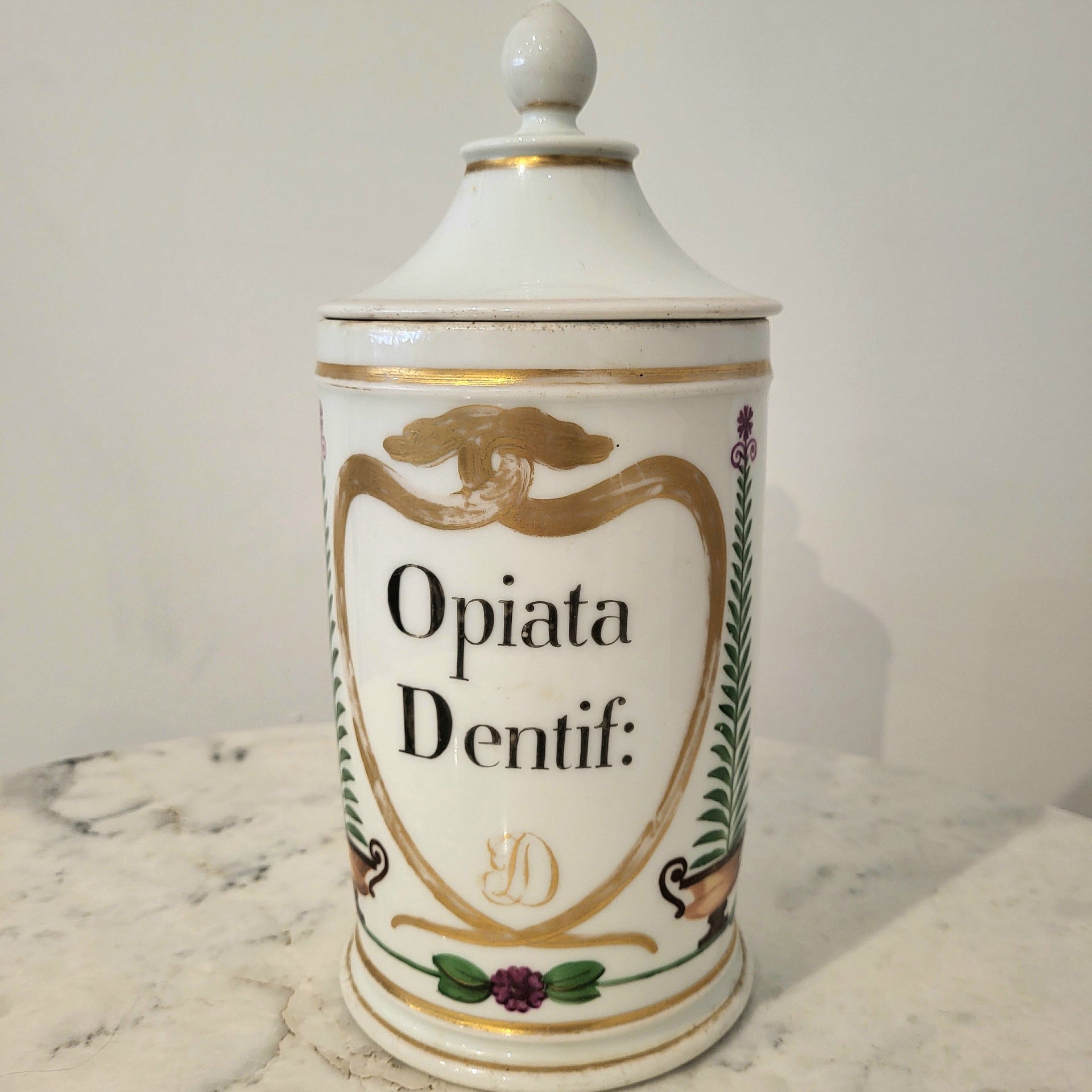 Large Vintage Apothecary Jar - From Paris