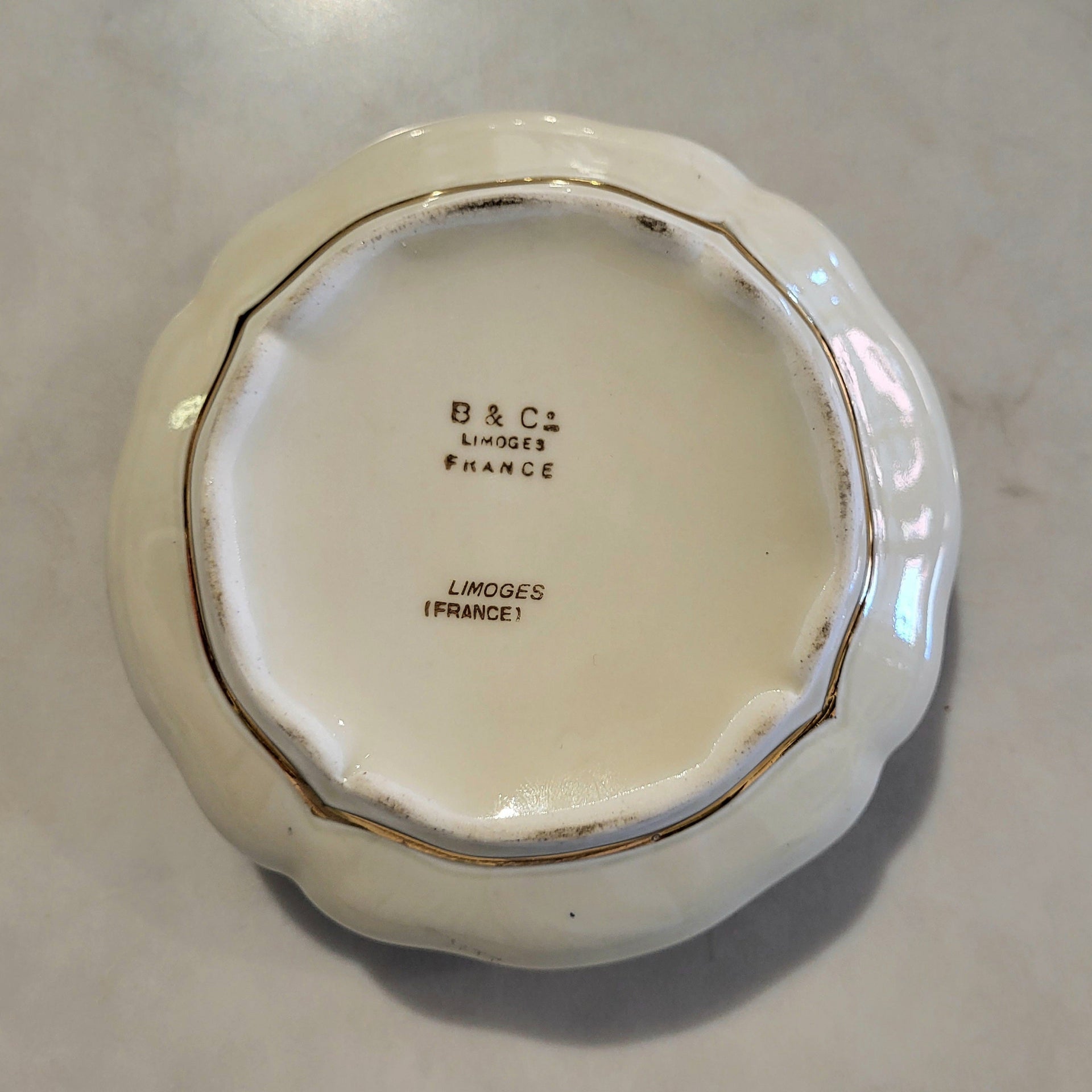 Vintage Limoges Porcelain Trinket Boxes - from Paris