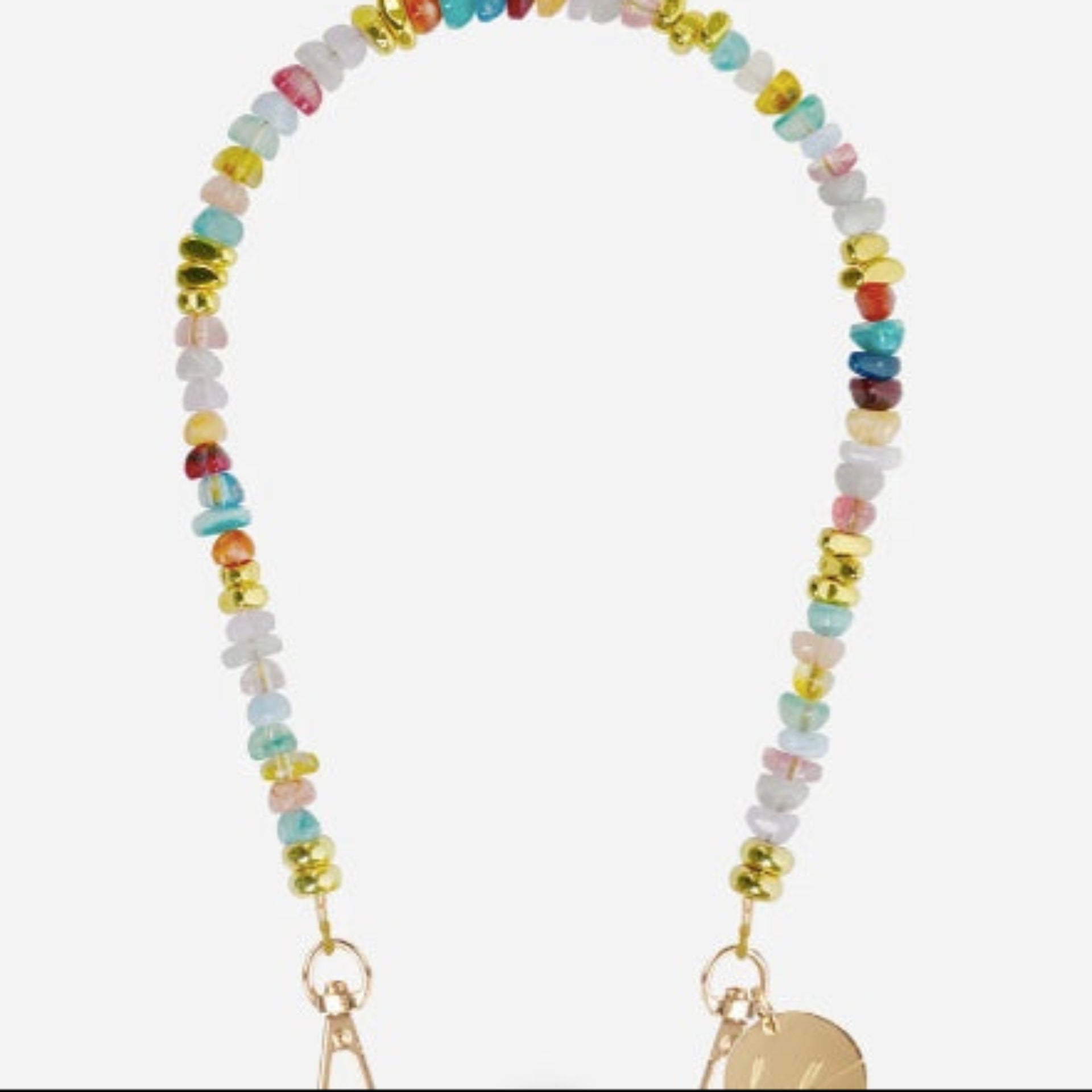 La Coque Francaise Liviya Short Phone Chain - Multicolour
