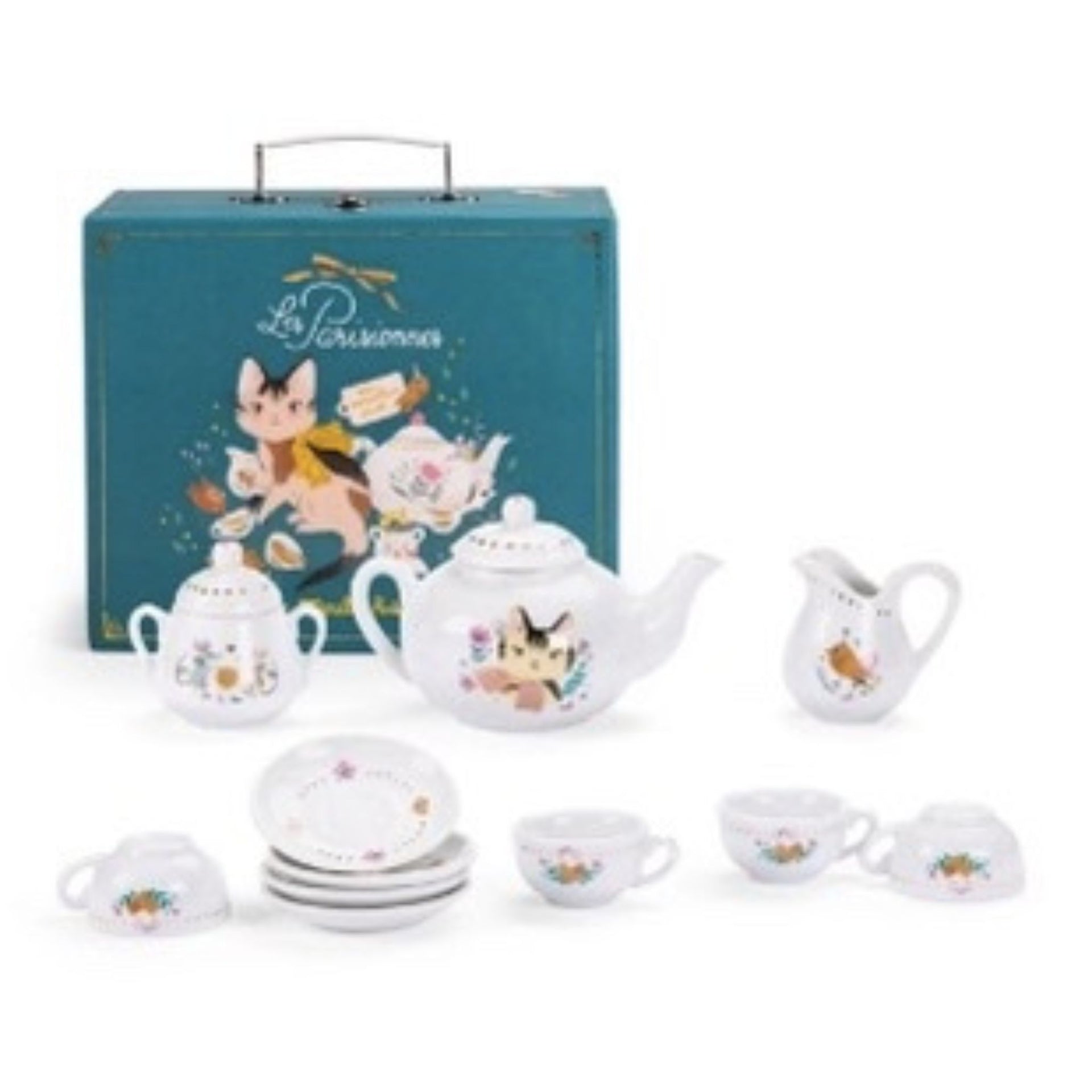 Moulin Roty Les Parisiennes Ceramic Tea Set