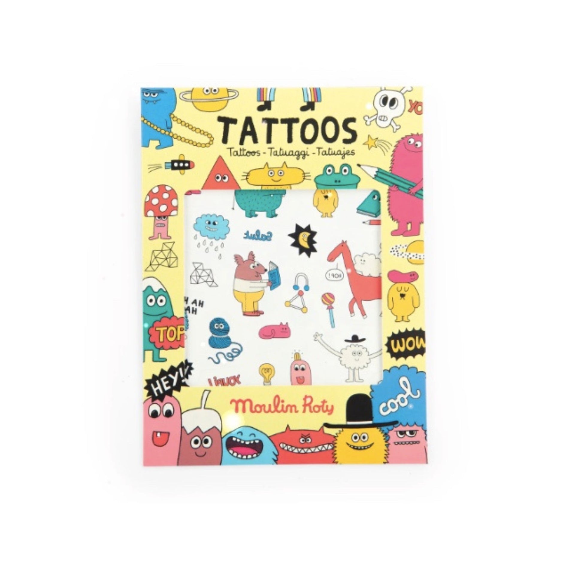 Moulin Roty Schmouks Temporary Tattoos