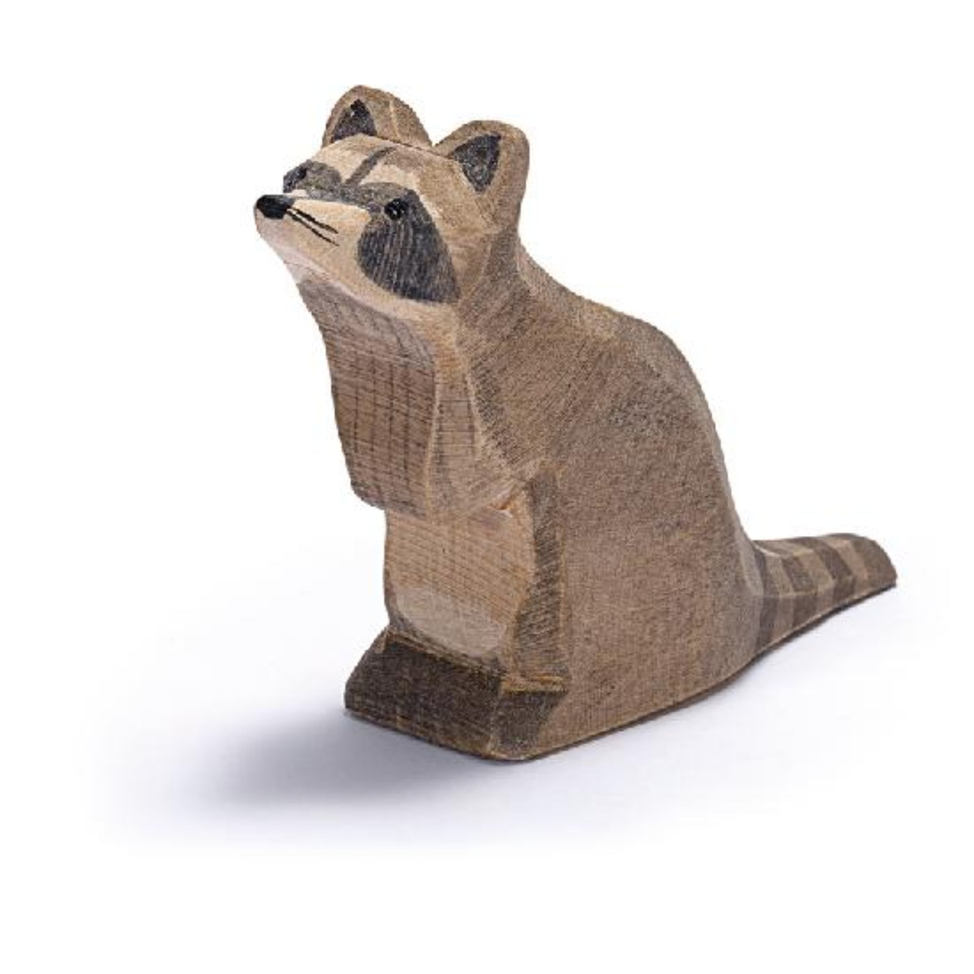 Ostheimer Wooden Toy - Racoon Sitting