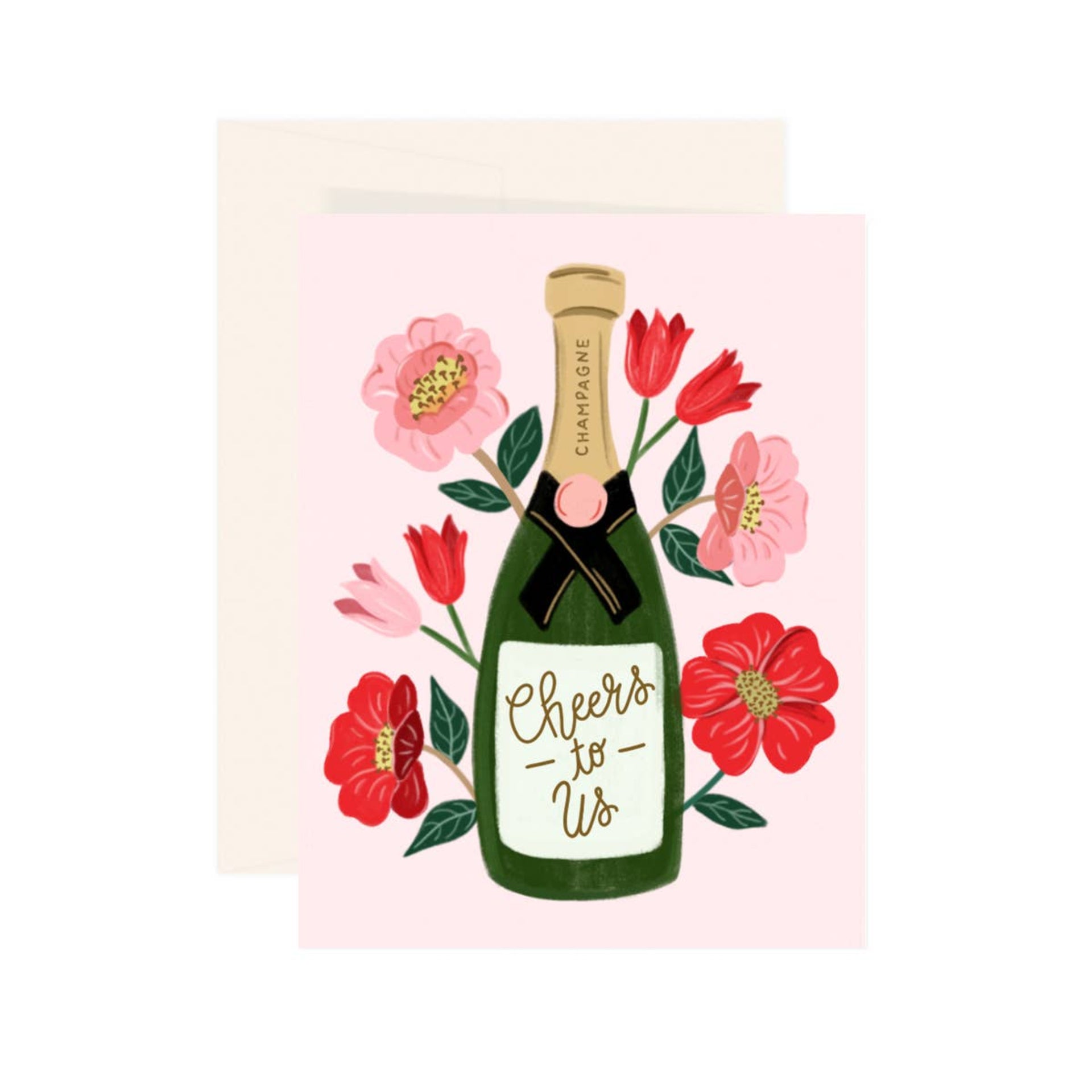 Paige & Willow Cheers to Us Card