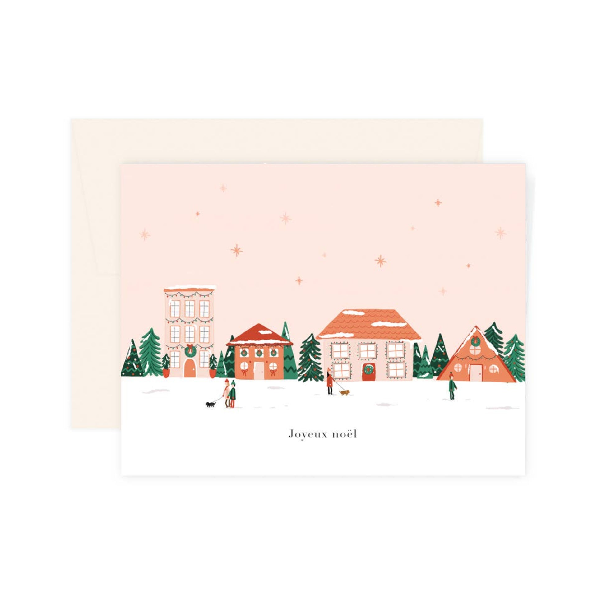 Paige & Willow Christmas Village Card