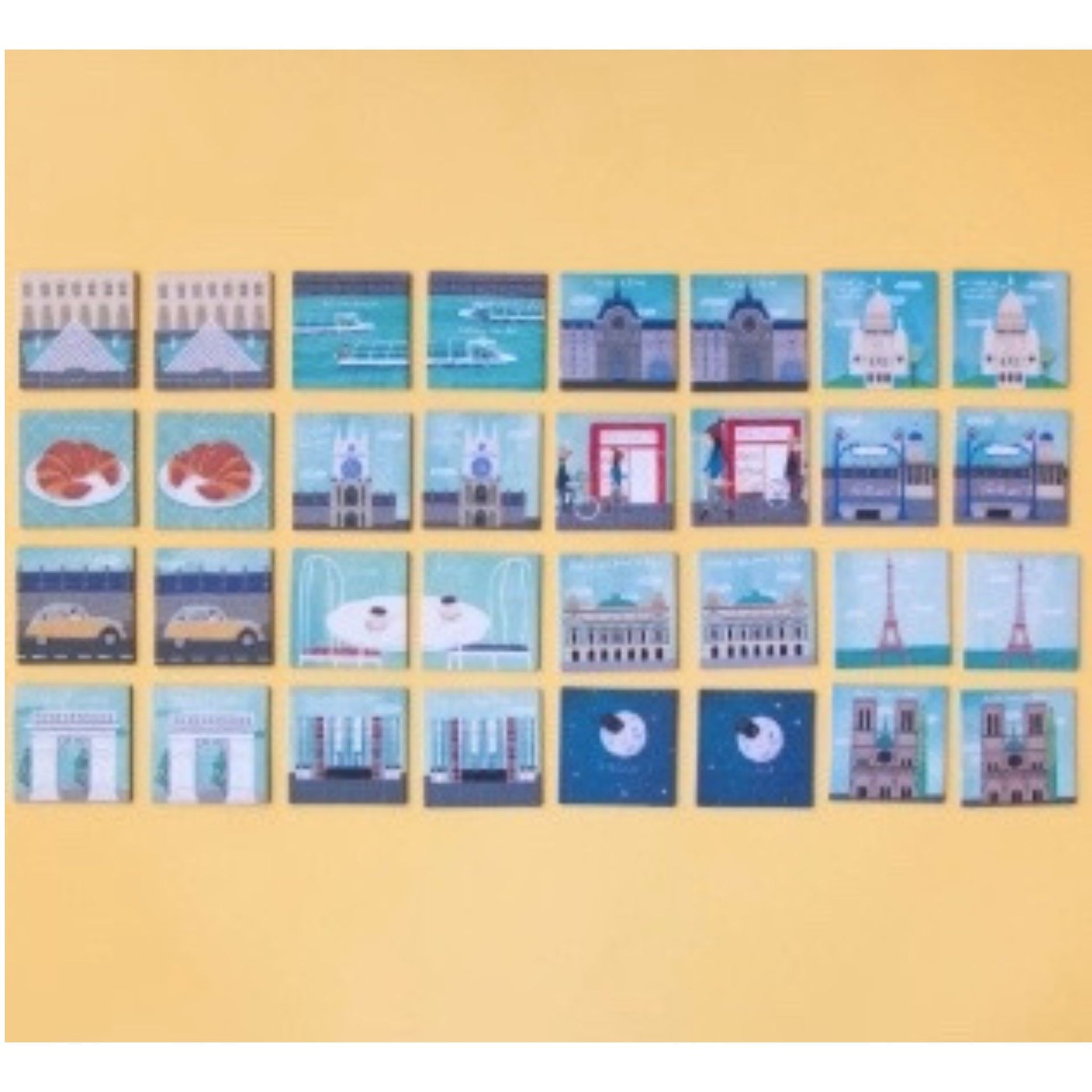 Memory Game Paris La Ville Lumiere
