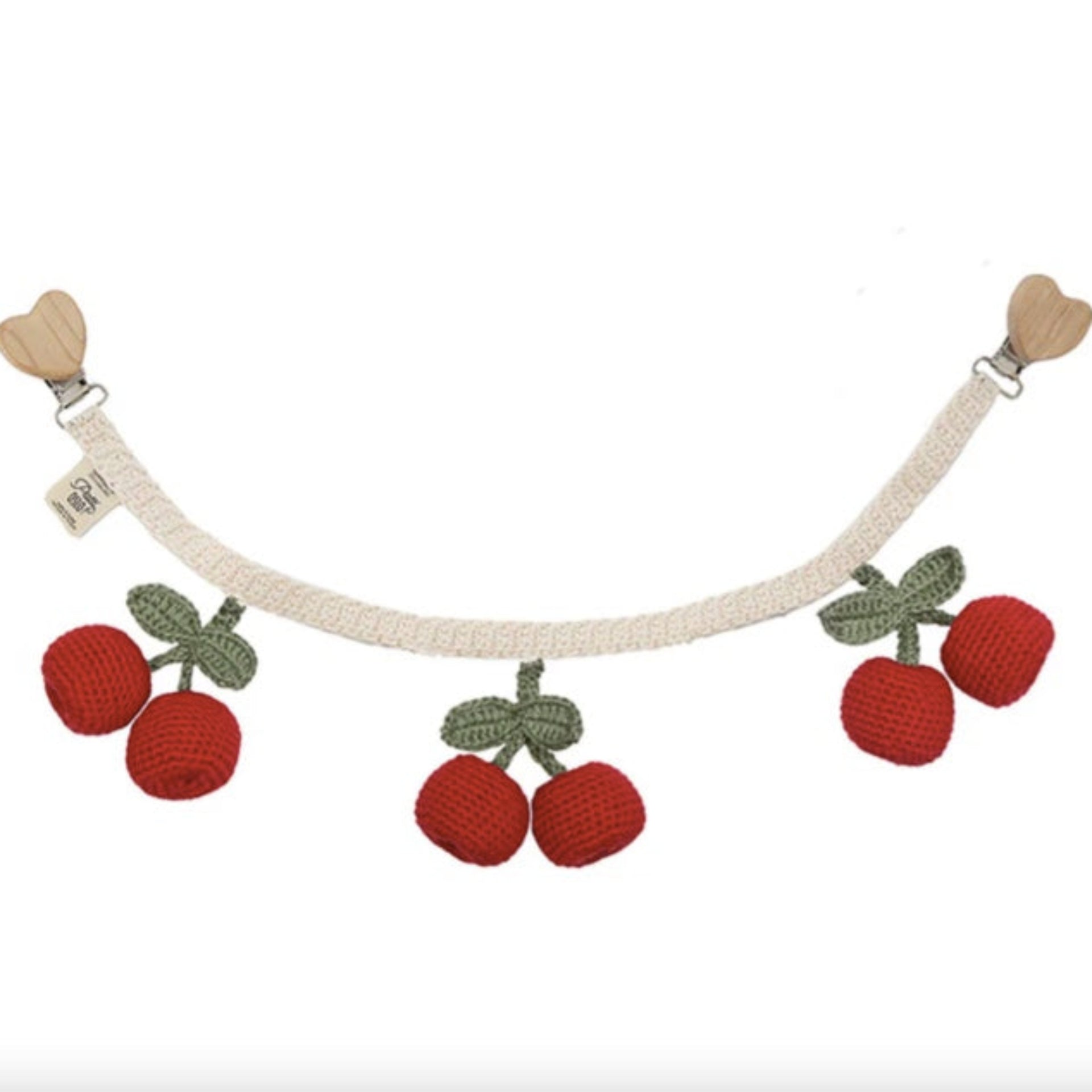 Patti Oslo Cherry Pram Chain with Rattle