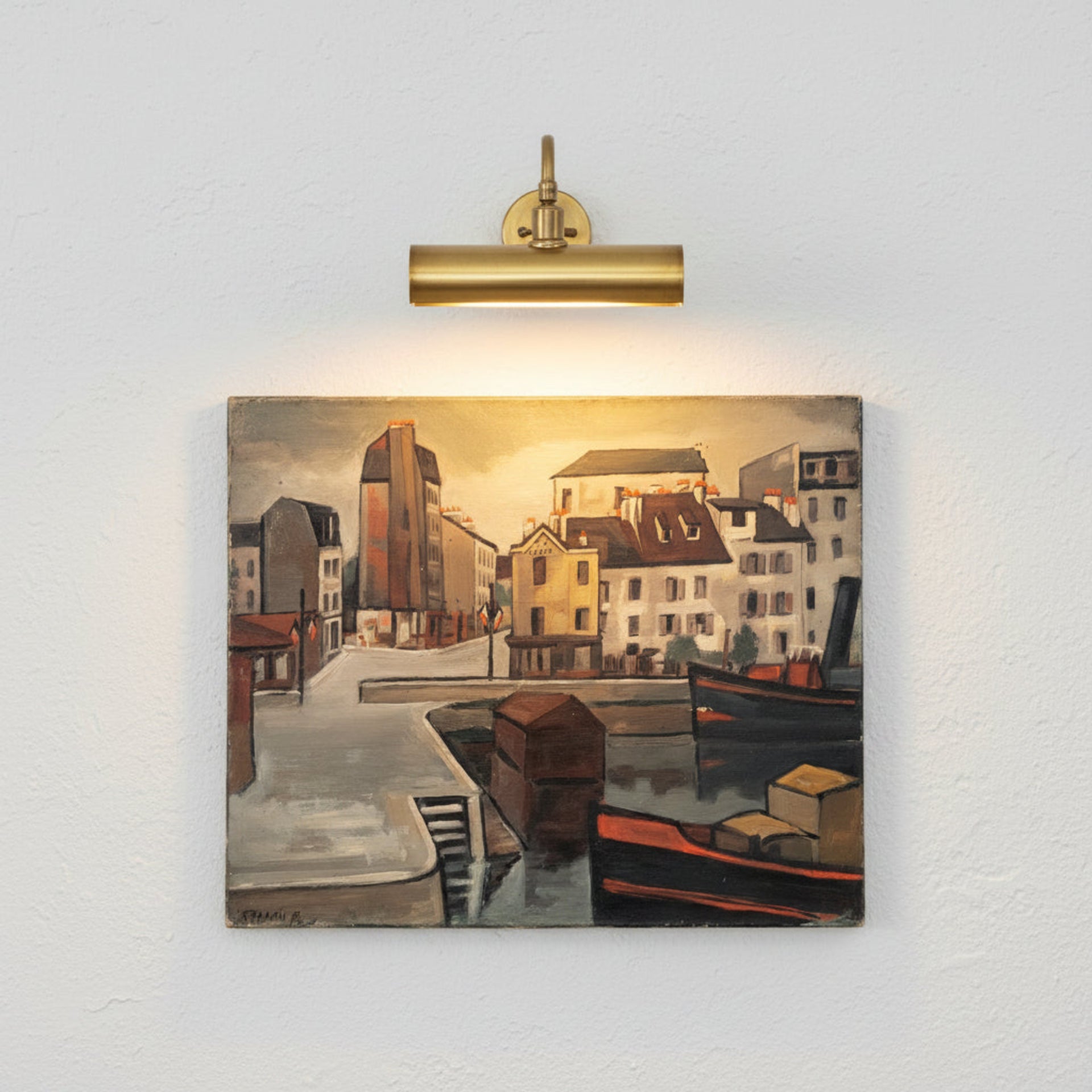 Port View Painting - from Paris
