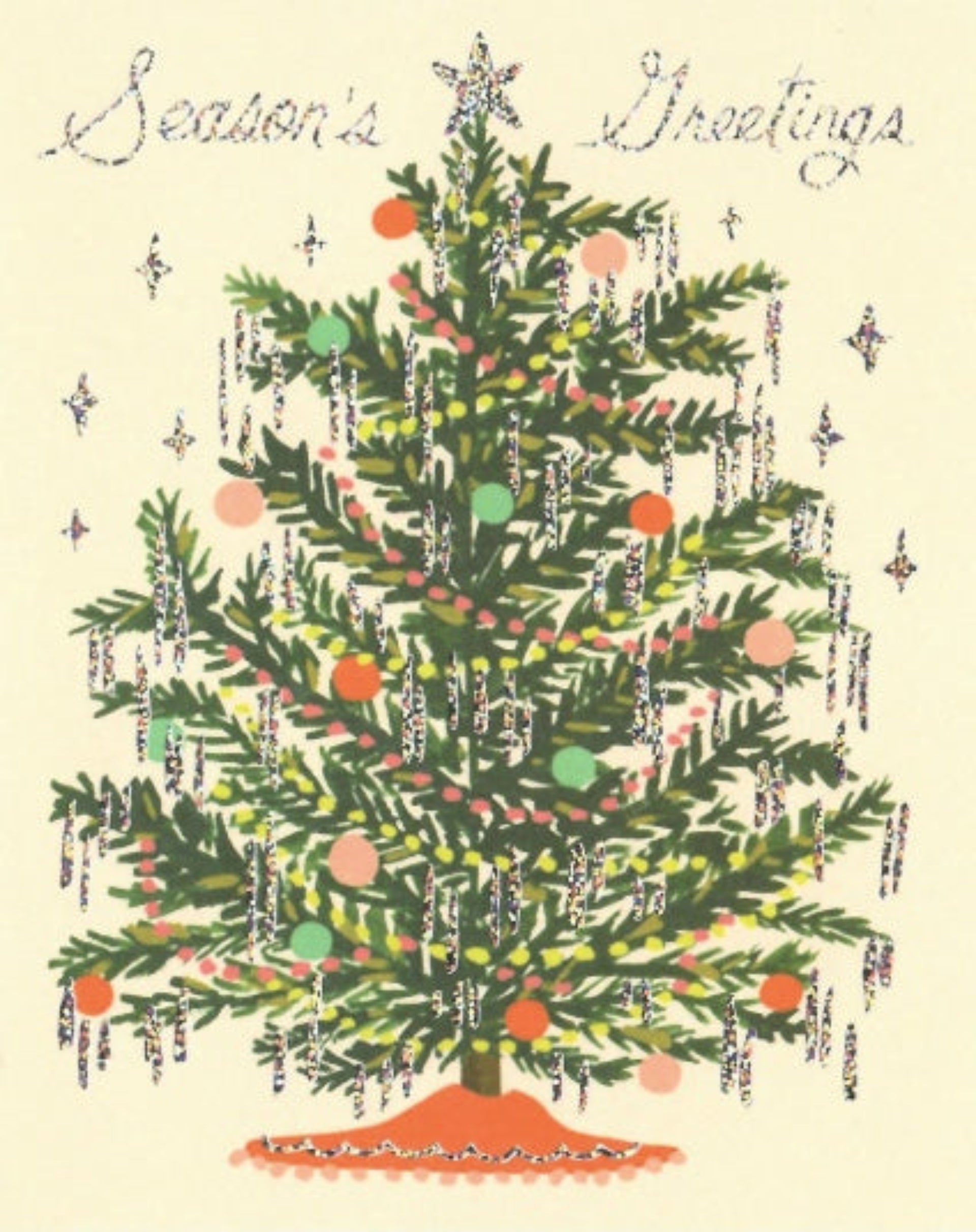 Rifle Season’s Greetings Gilded Tree Card