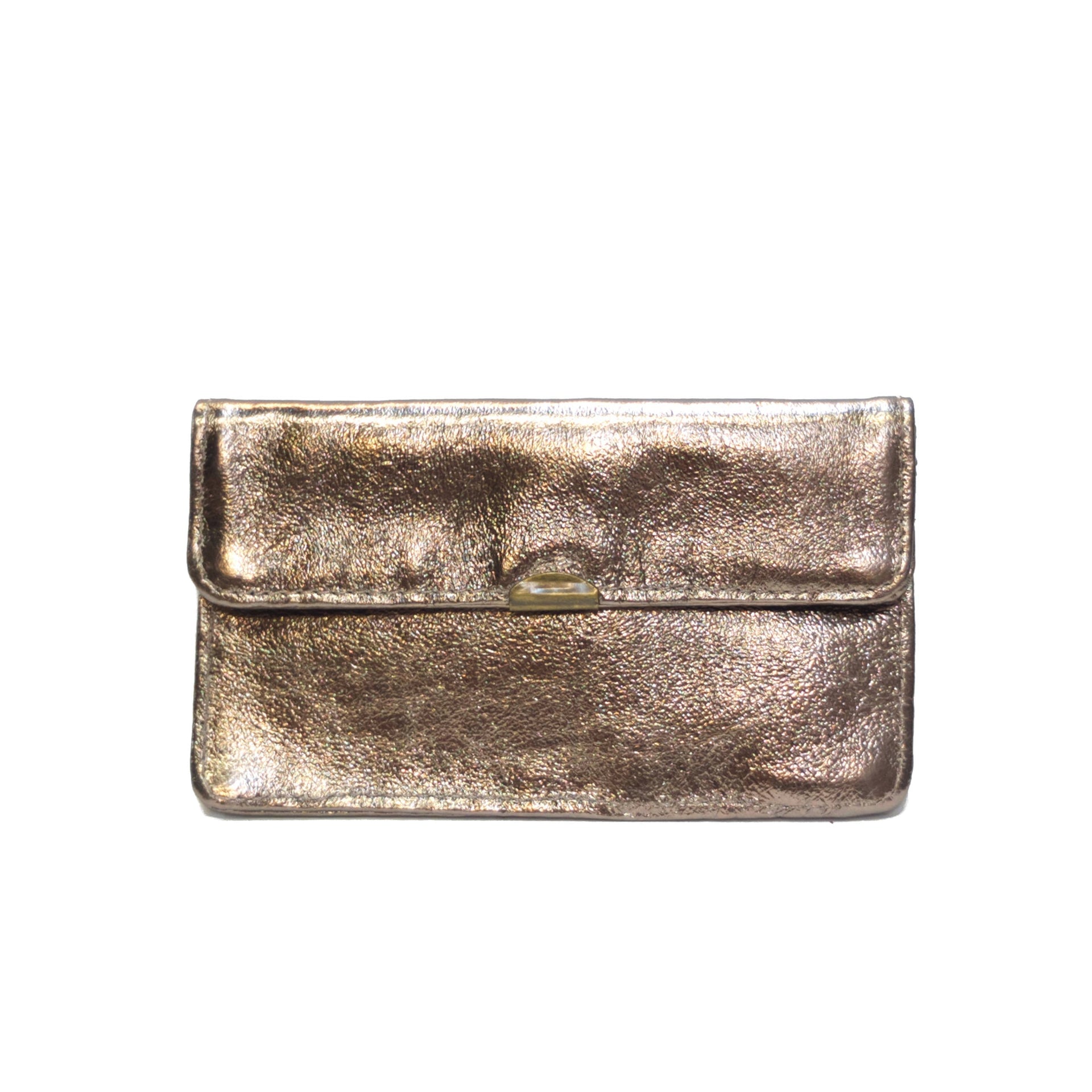 Royal Marais Compact All-in-One Leather Wallet - Steely