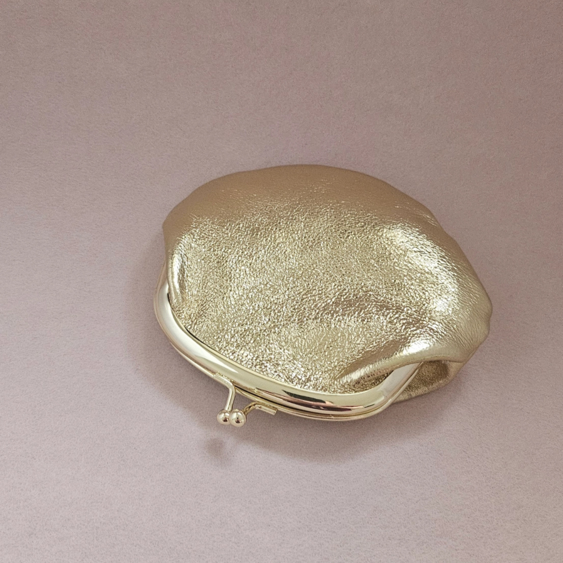 Royal Marais Retro Leather Clasp Purse - Gold