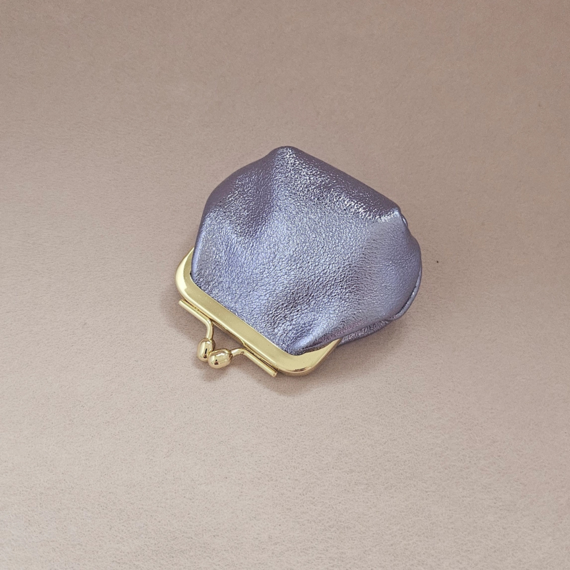 Royal Marais Retro Leather Mini Purse - Mauve