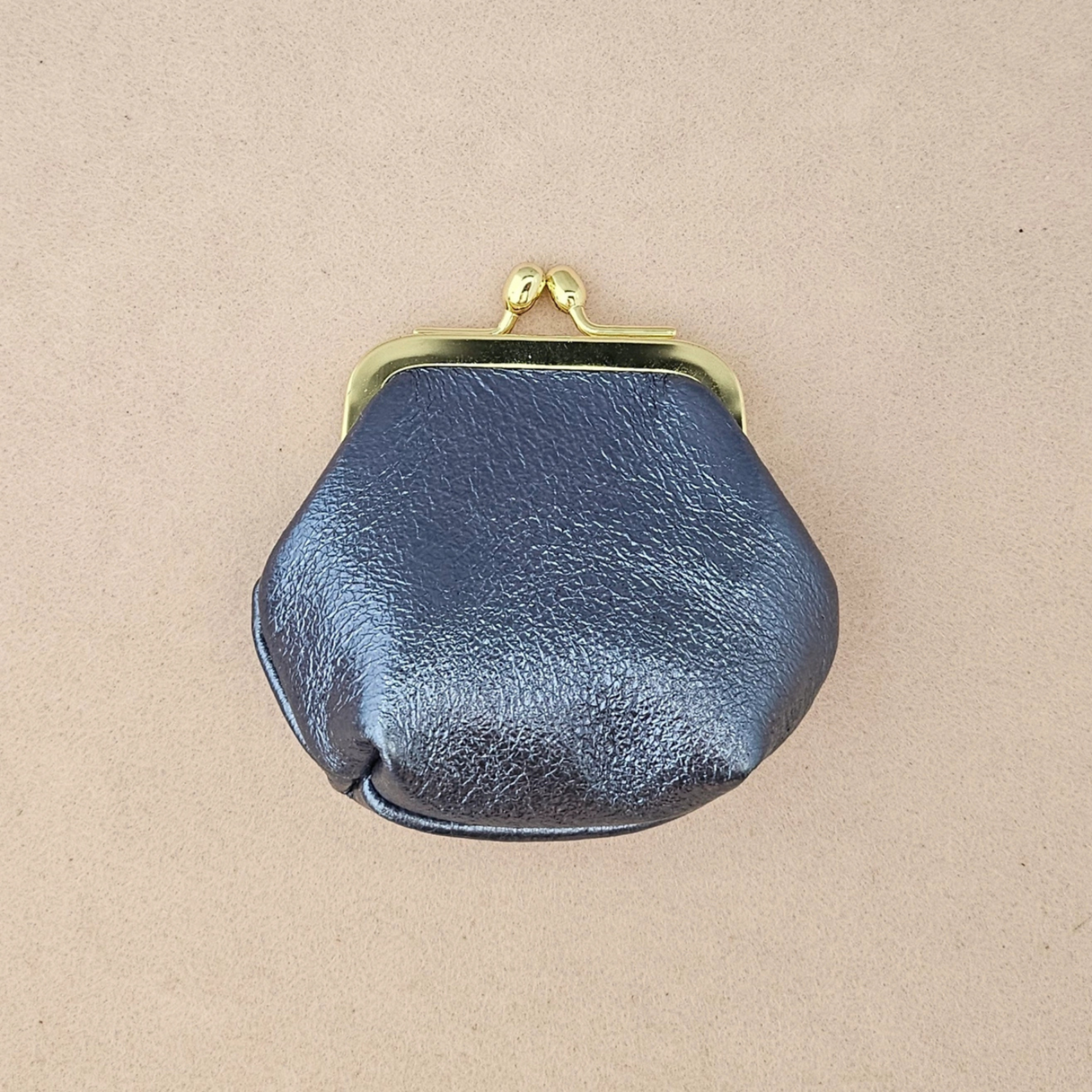 Royal Marais Retro Leather Mini Purse - Navy