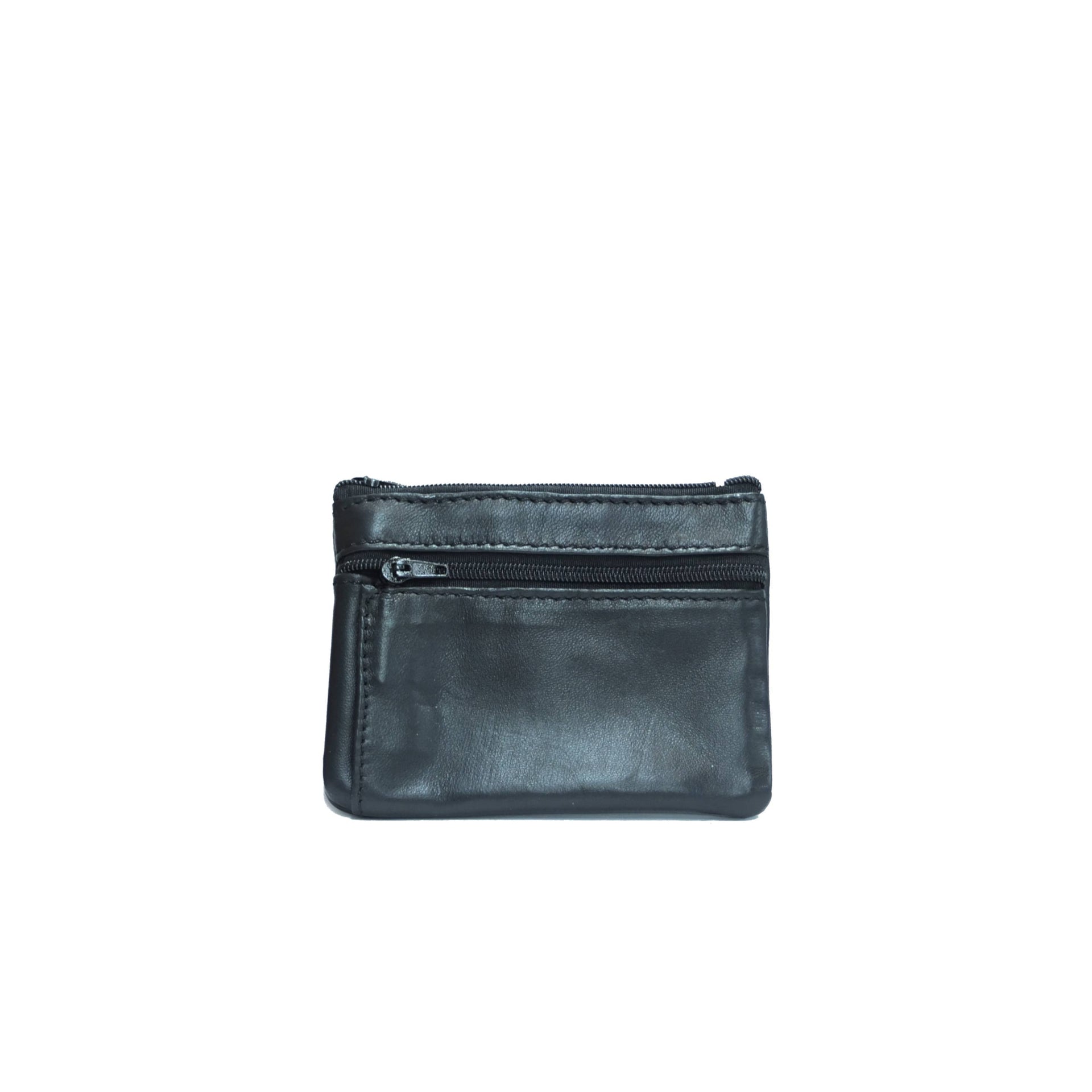 Royal Marais Upcycled Leather Wallet - Black