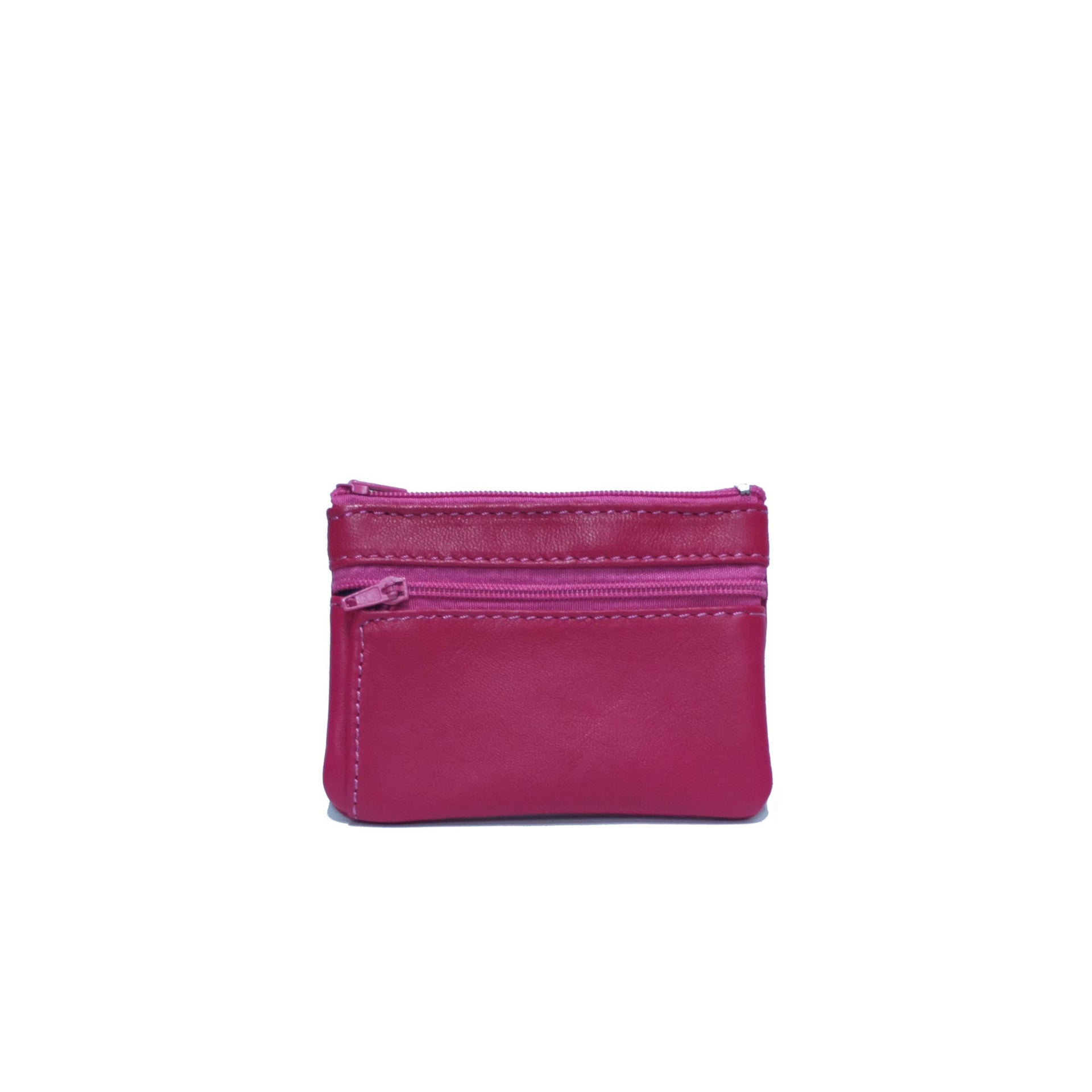 Royal Marais Upcycled Leather Wallet - Cherry