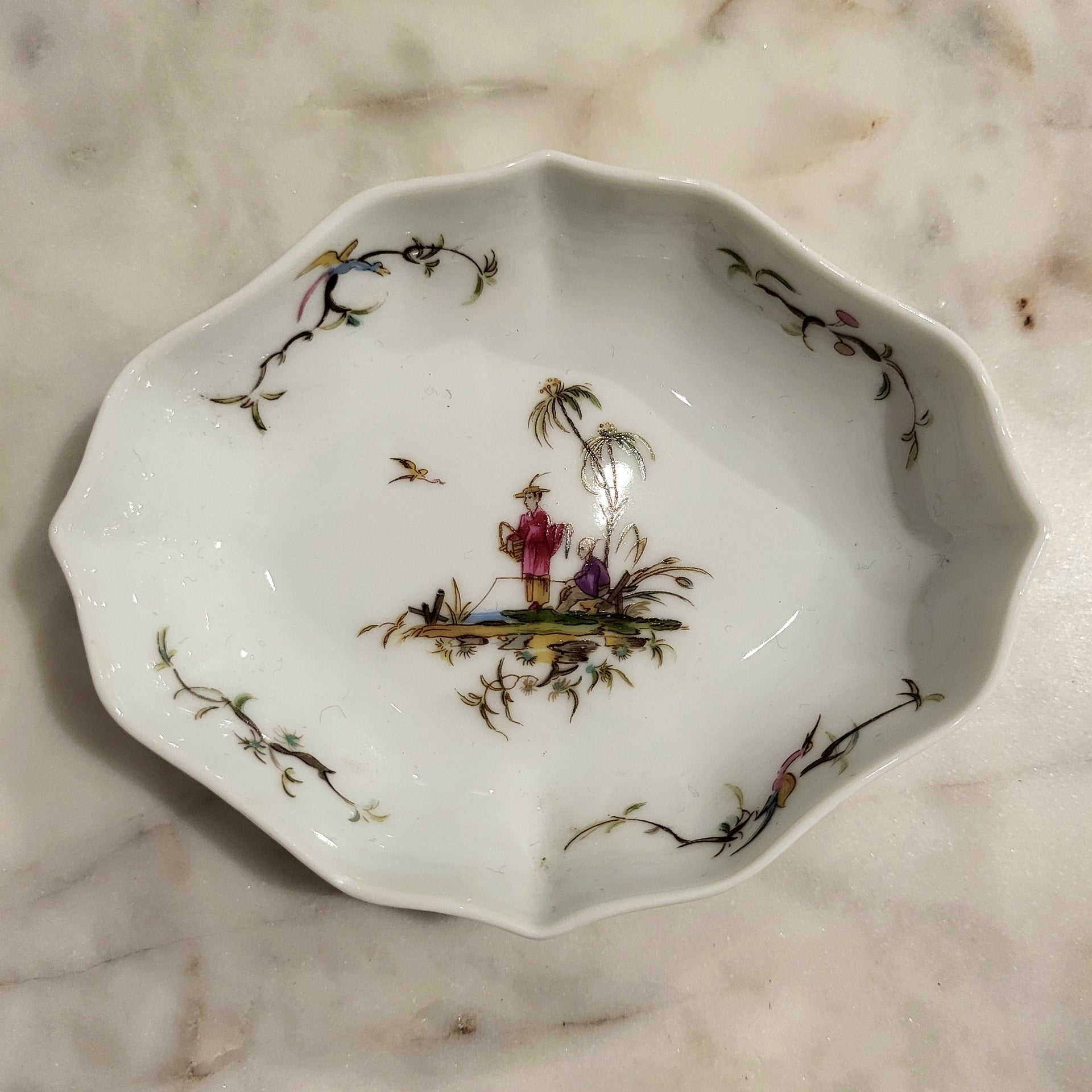 Si Kiang Limoges Jewelry Dish - from Paris