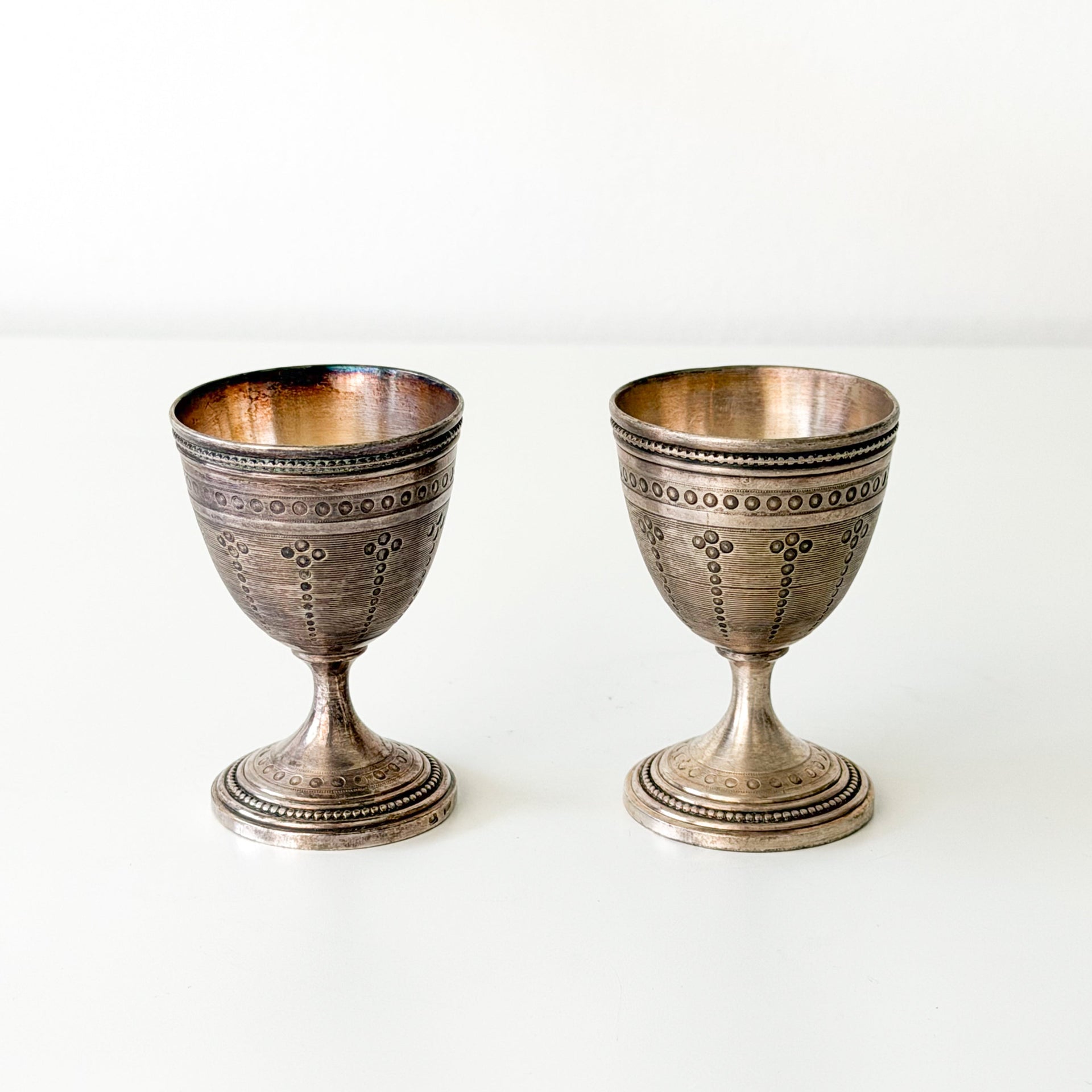 Silver Plated Egg Cup Set -from Paris