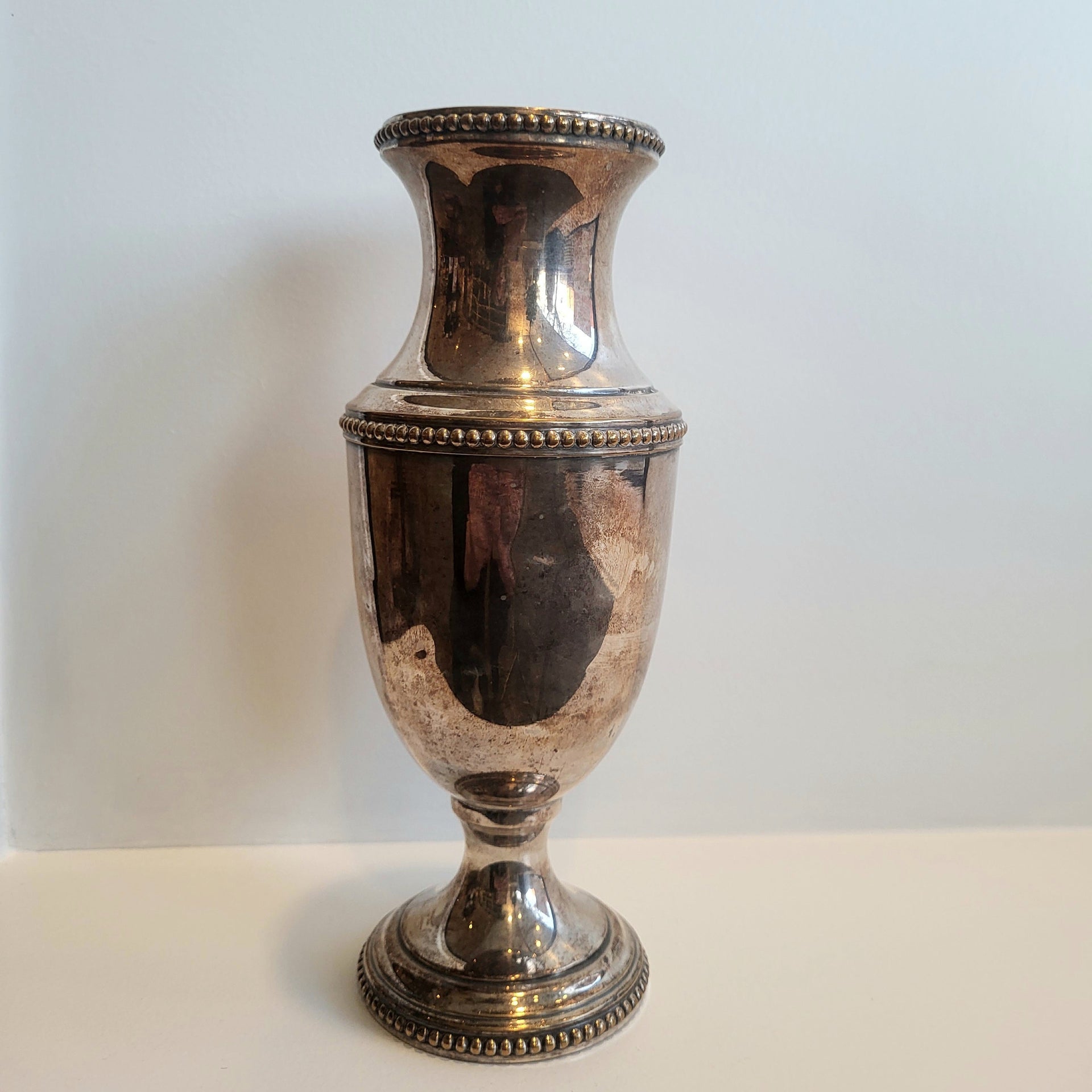 Silver Plated Vase - from Paris