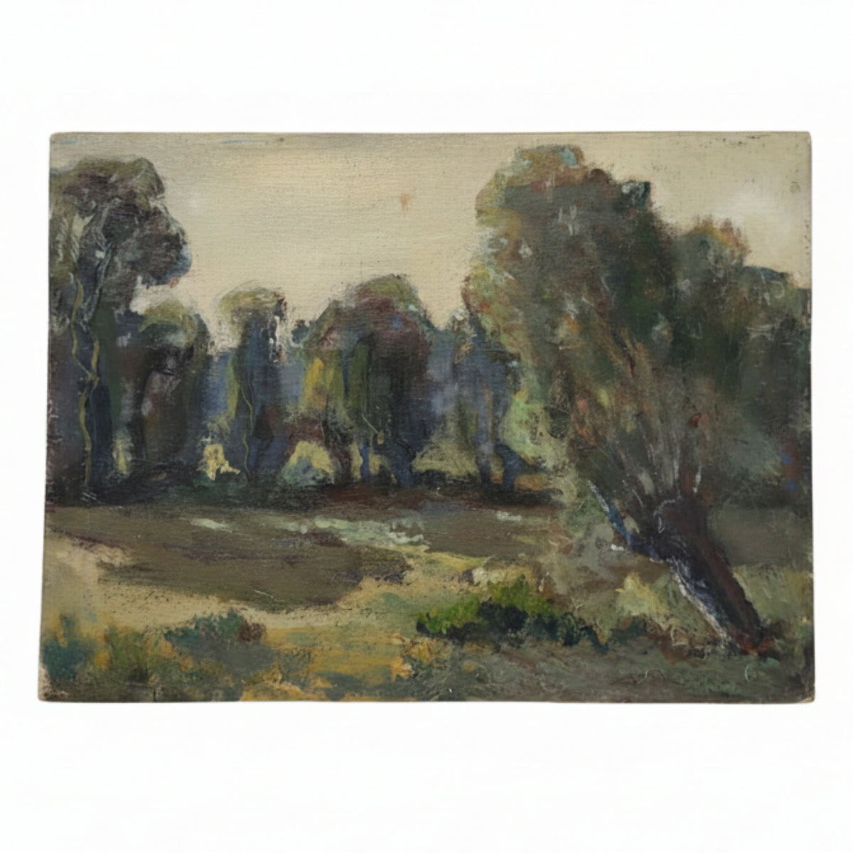 Soir - Nivernais Oil on Panel - from Paris