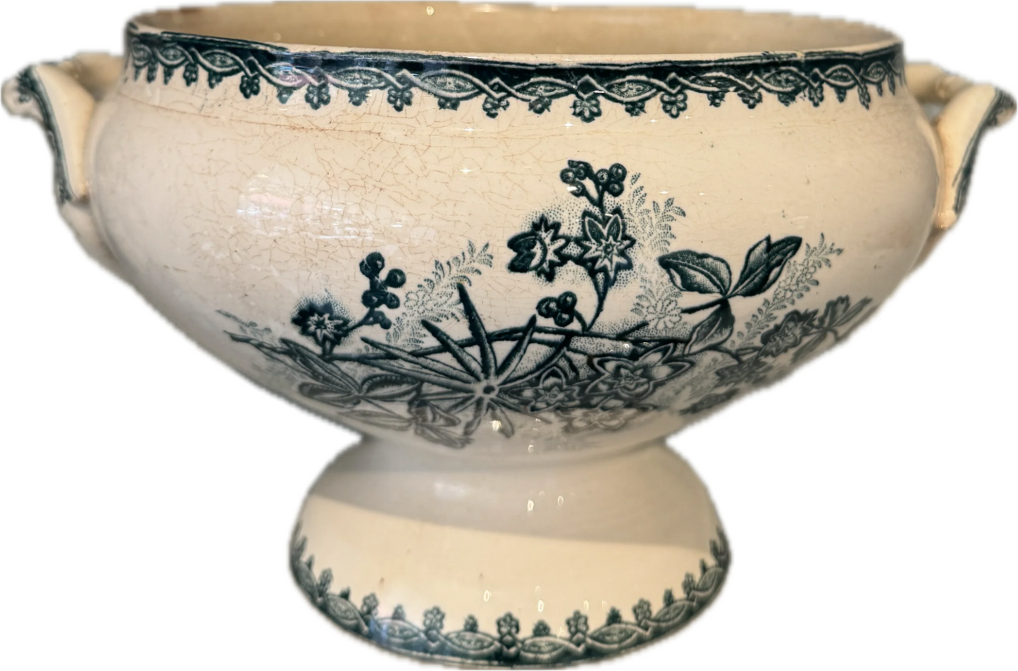 Antique ceramic serving dish From Paris