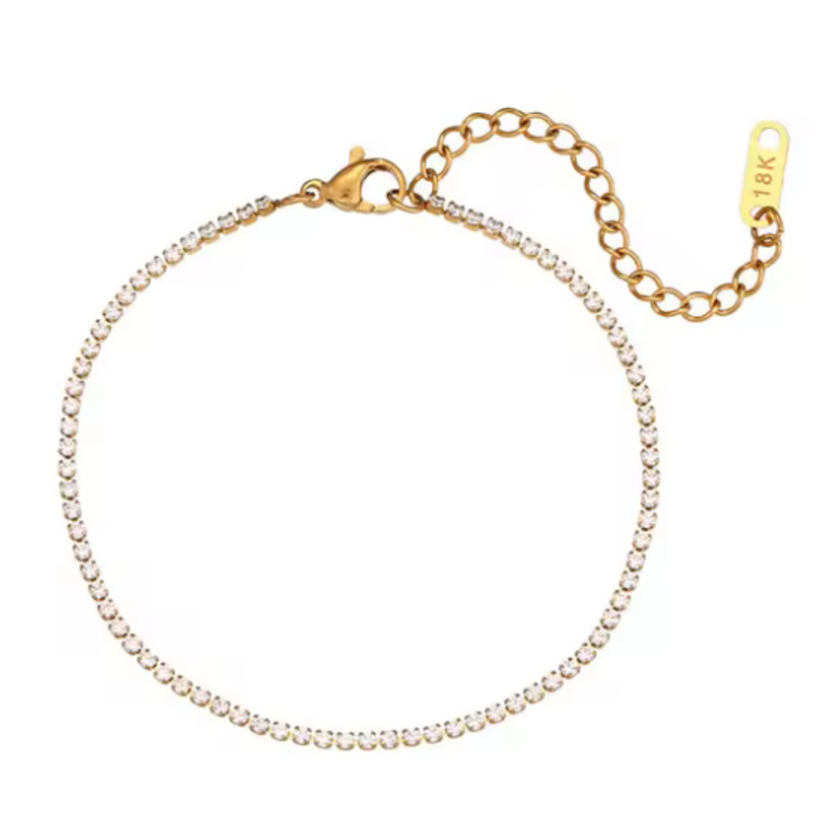 Tennis Bracelet -Gold