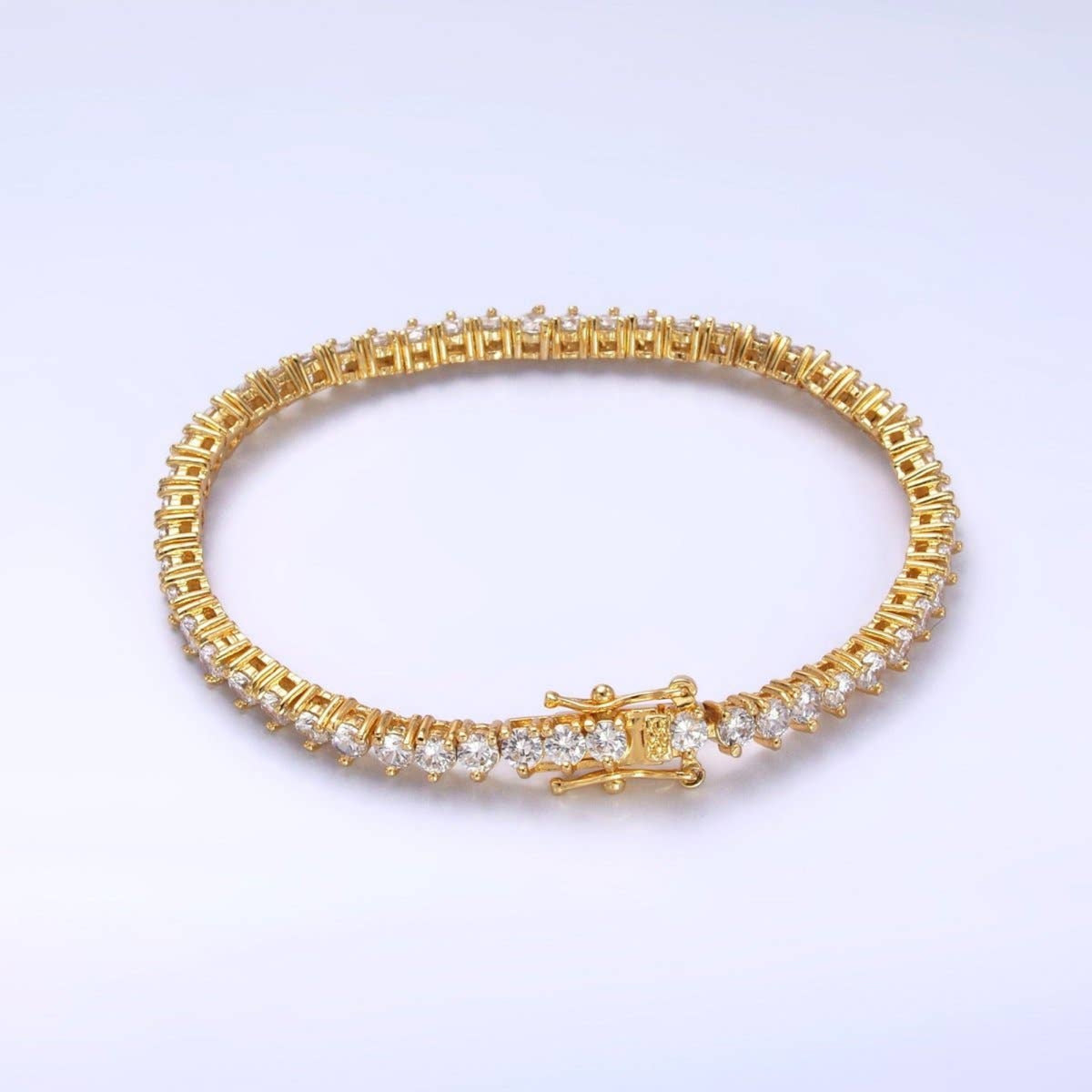 Tennis Chain Bracelet - Gold