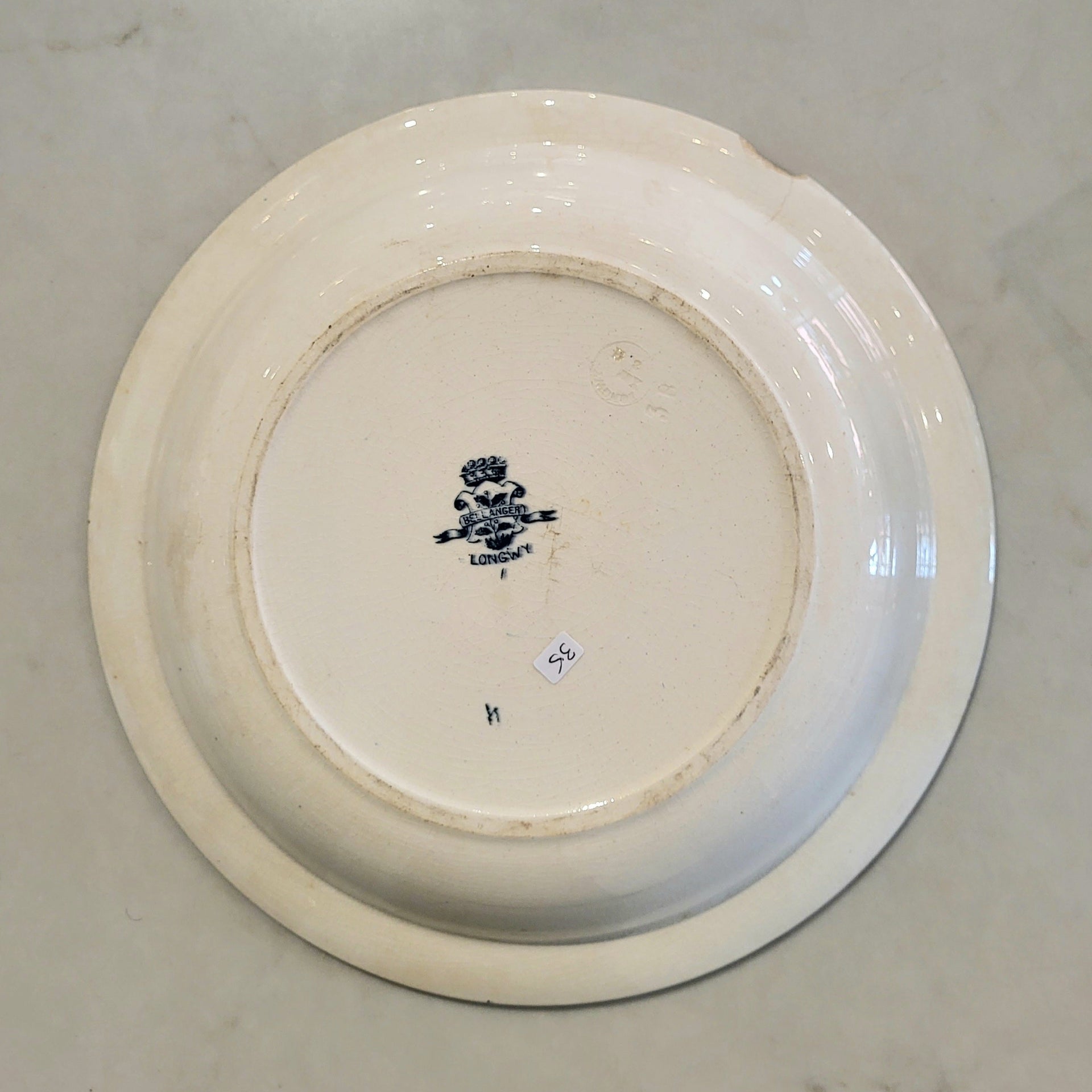 Antique French Transferware Serving Dish - from Paris