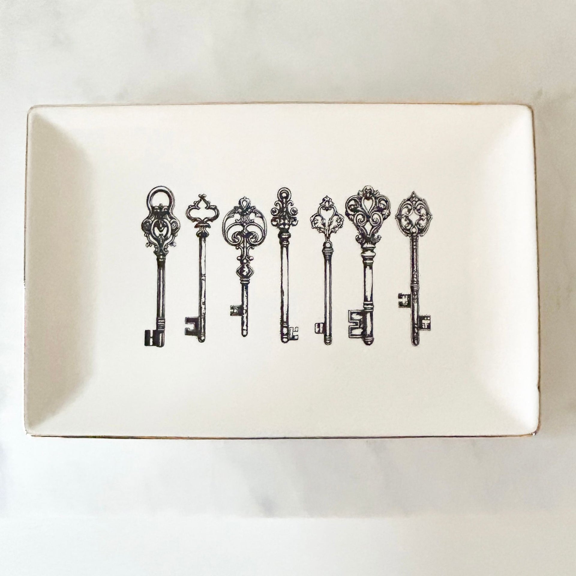 Tray with French keys - from Paris