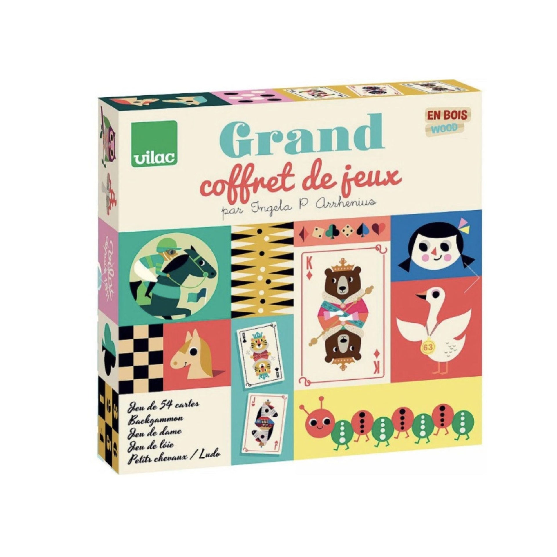 Vilac Classic Board Games Set