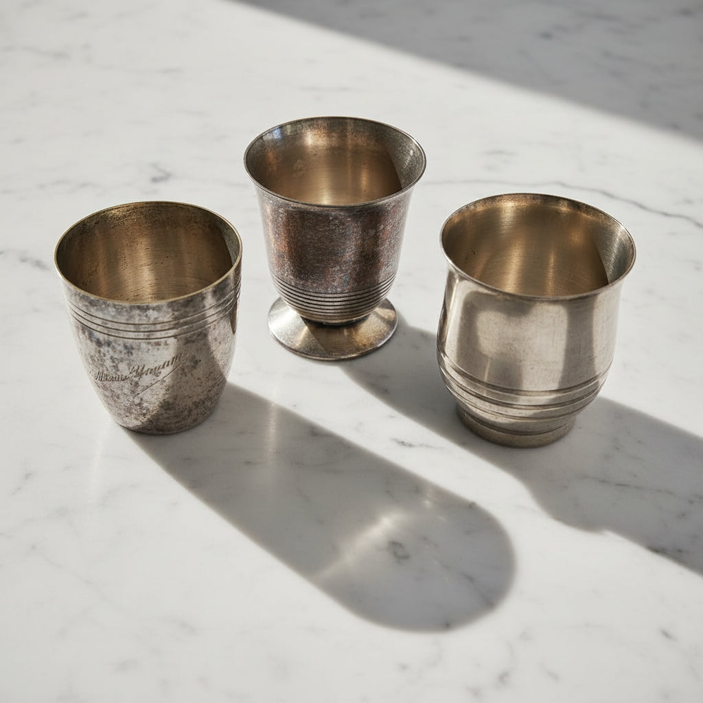 Vintage French Silver-Plated Cup - from Paris