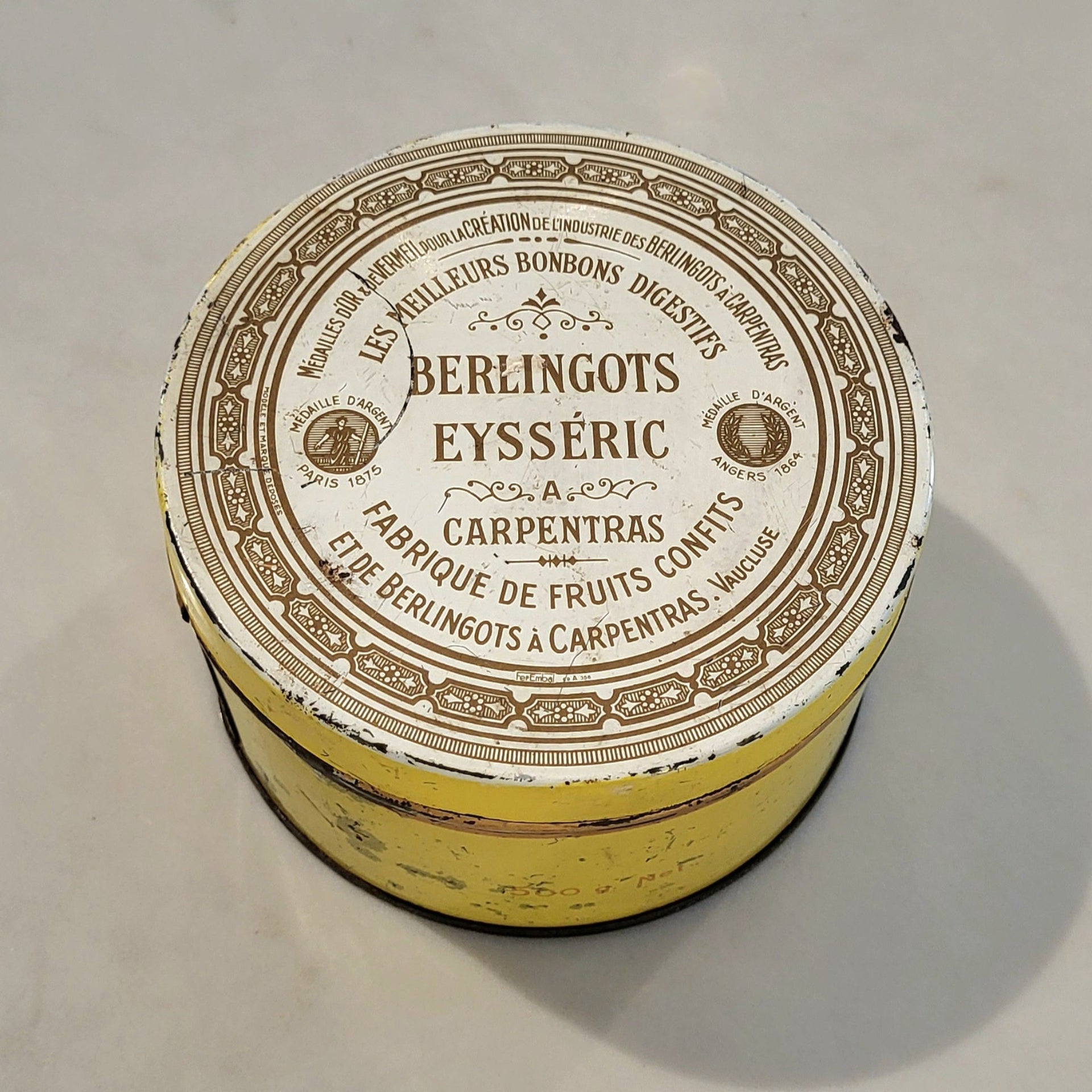 Vintage Fruit Candy Tin - from Paris