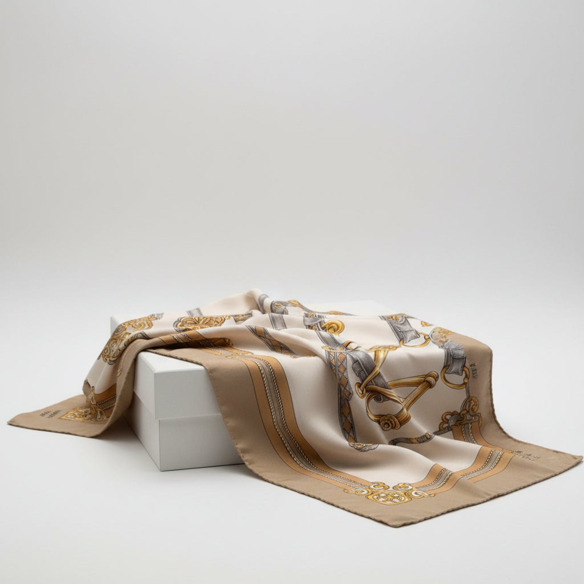 Vintage Gil de Losne Silk Scarf - from Paris