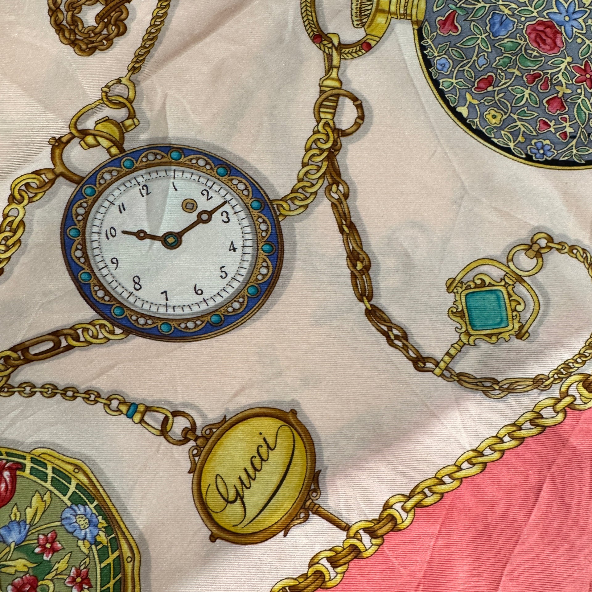 Vintage Gucci Silk Scarf - from Paris