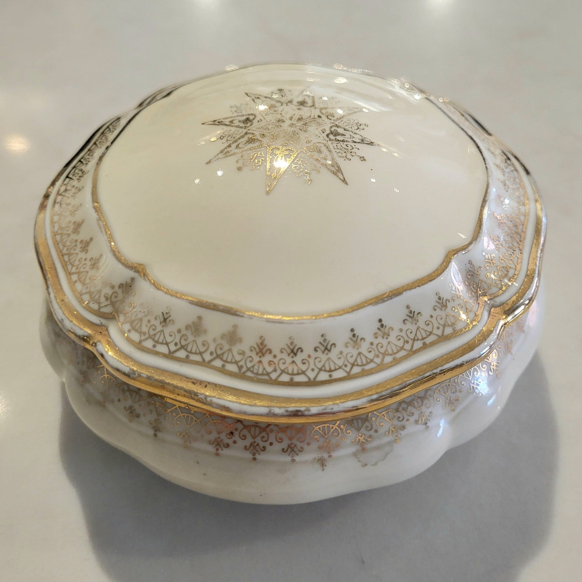 Vintage Limoges Porcelain Trinket Boxes - from Paris