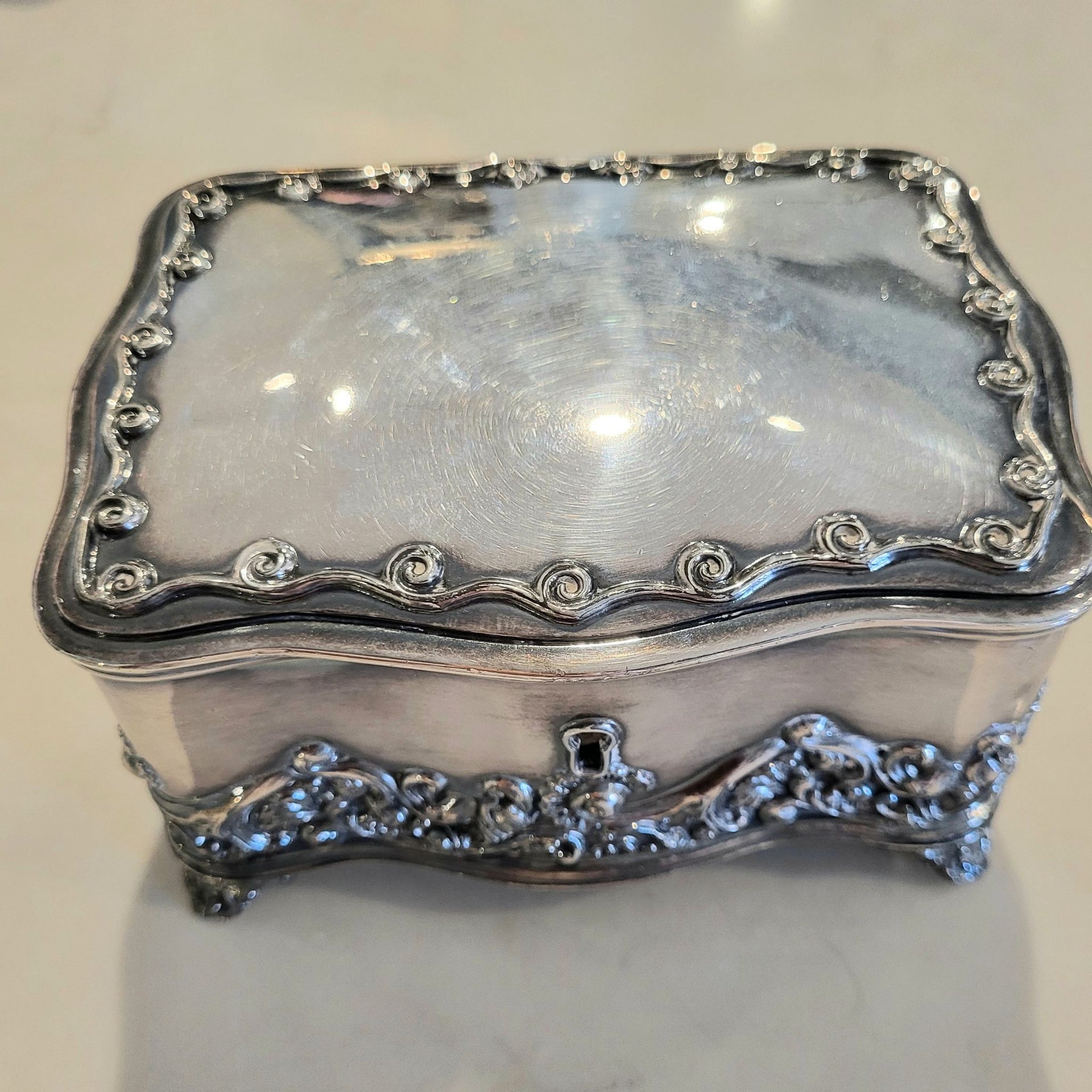 Vintage Neo Rococo Jewelry Box - from Paris