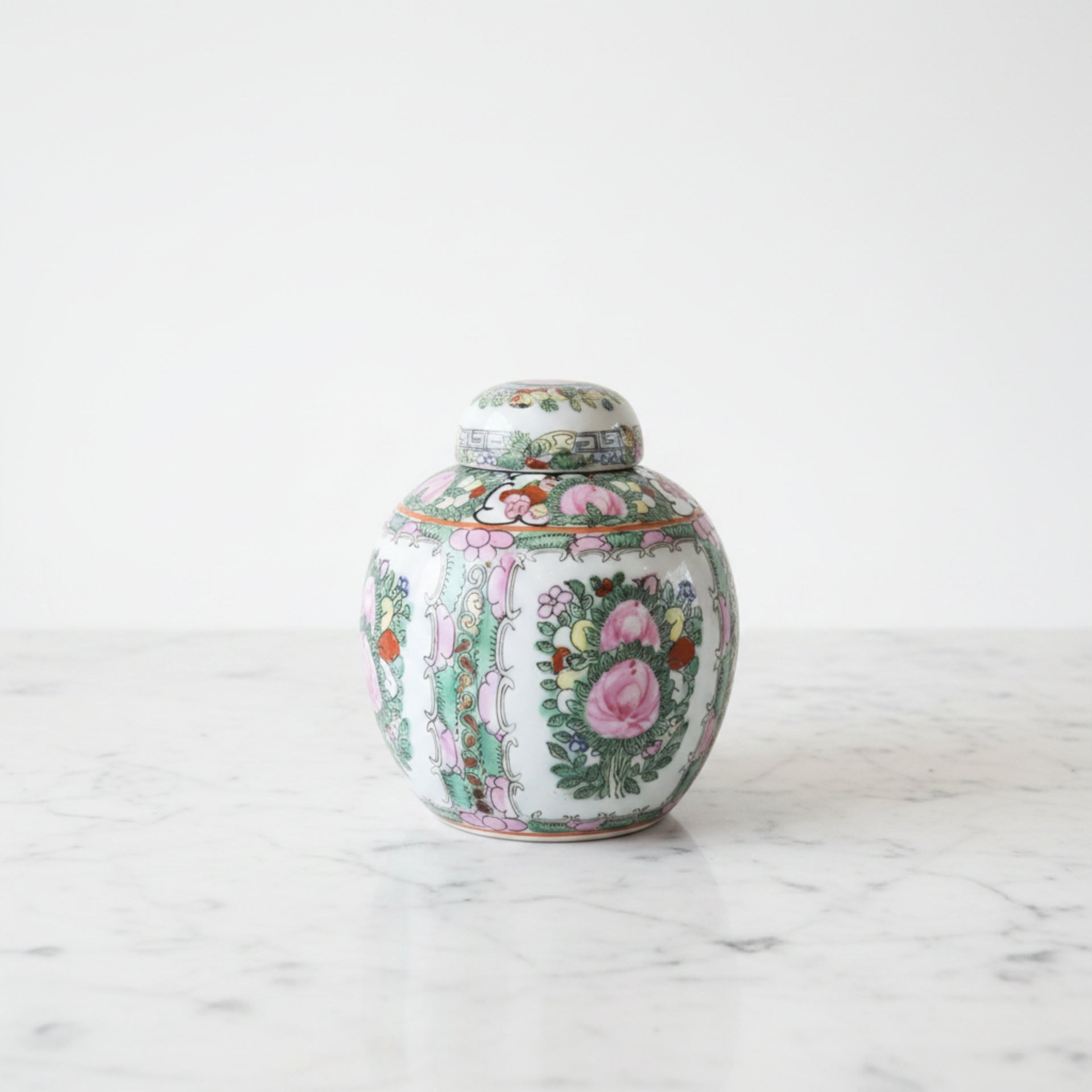 Vintage Porcelain Ginger Jar - from Paris