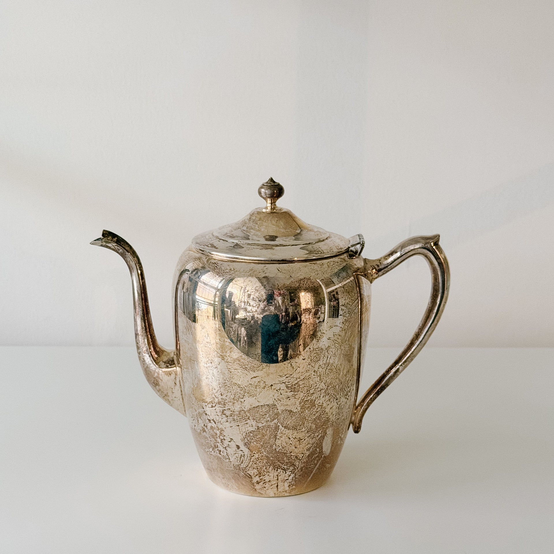 Vintage Silver-Plated Teapot - from Paris