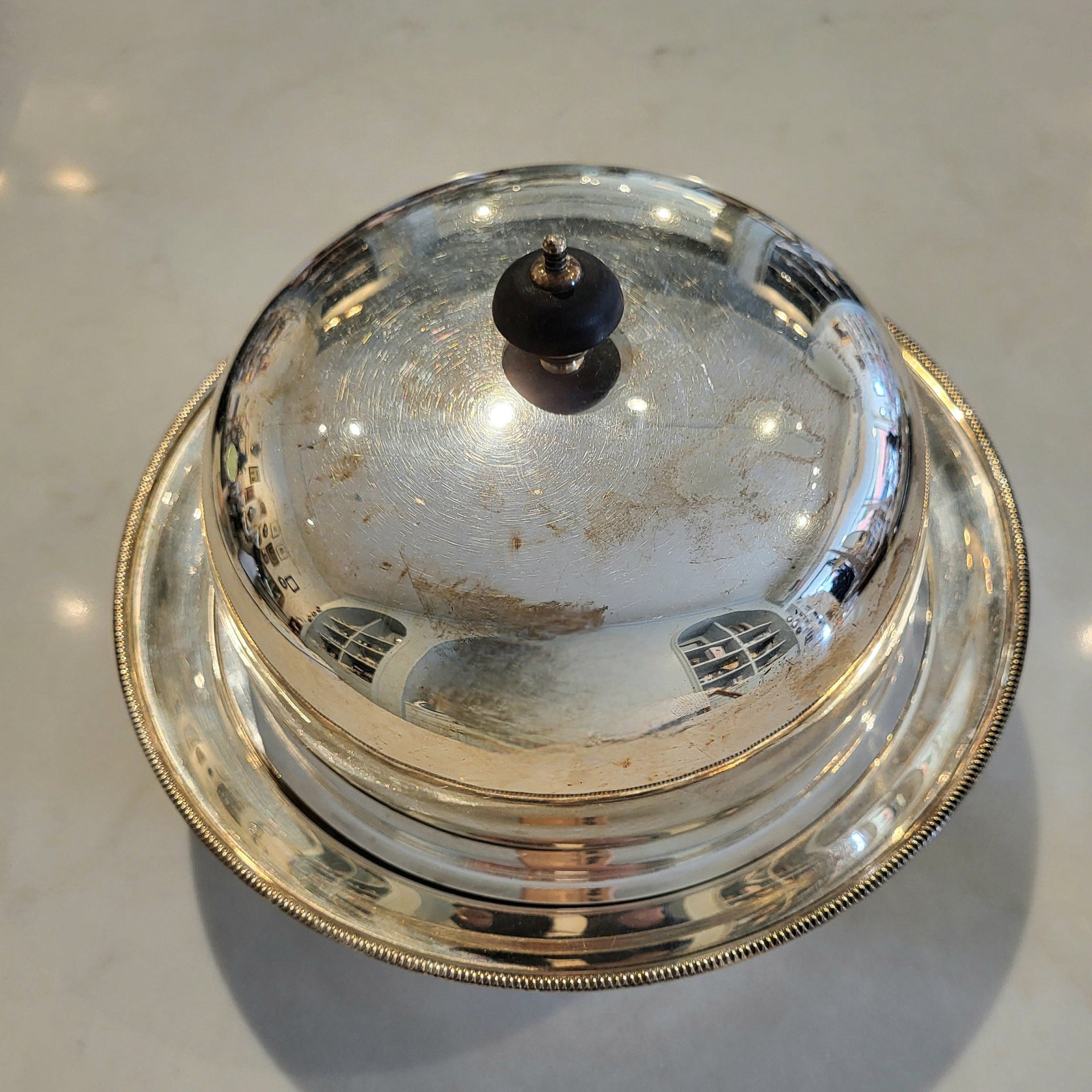 Vintage Silver Plate Muffin Warmer - from Paris