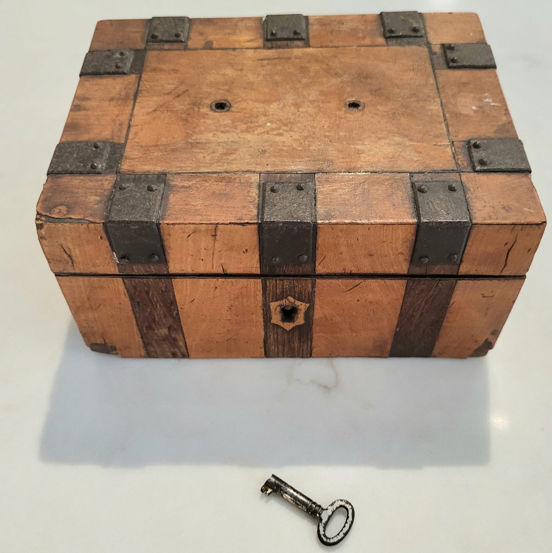 Vintage Small Wooden Box - from Paris