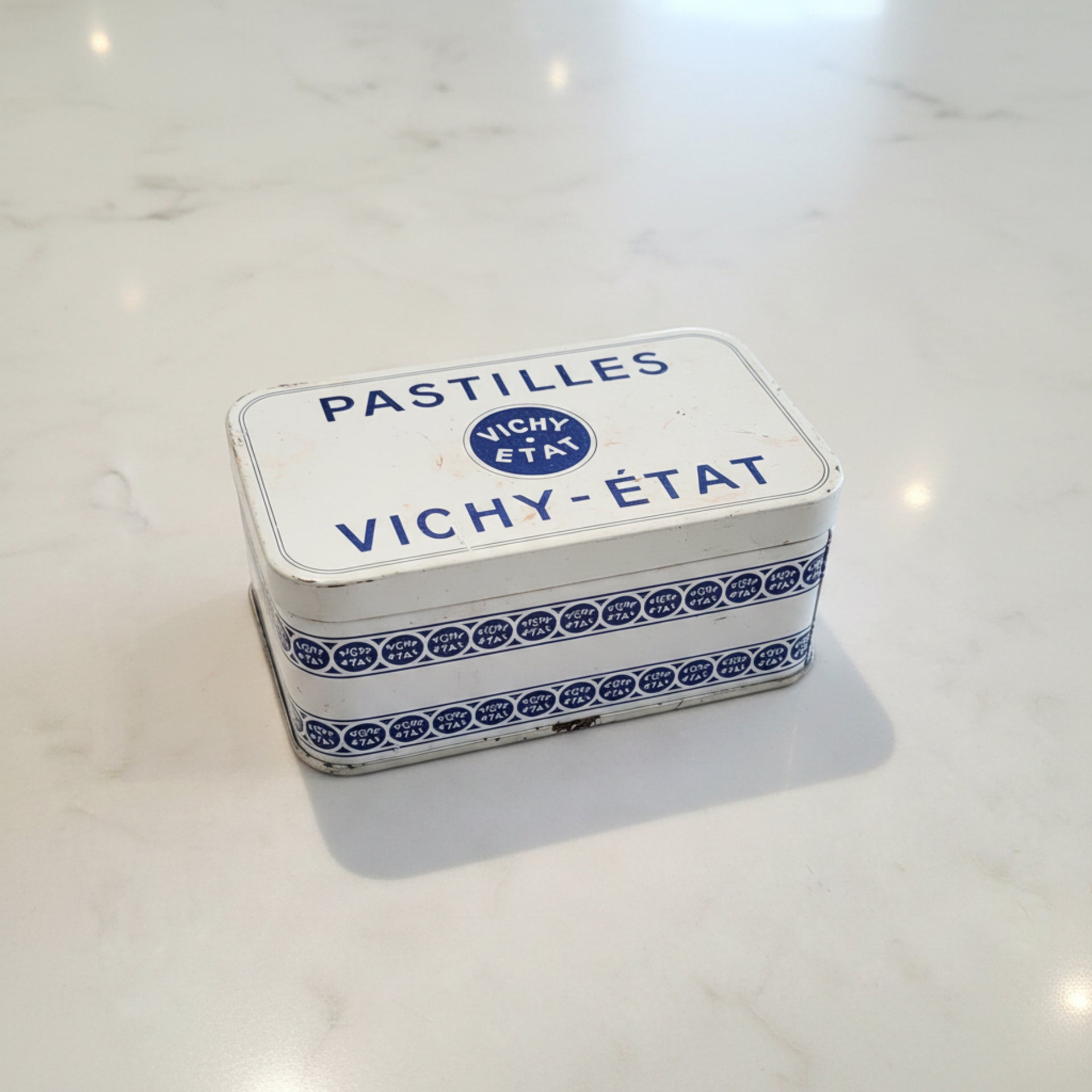 Vintage Vichy Pastilles Tin - from Paris